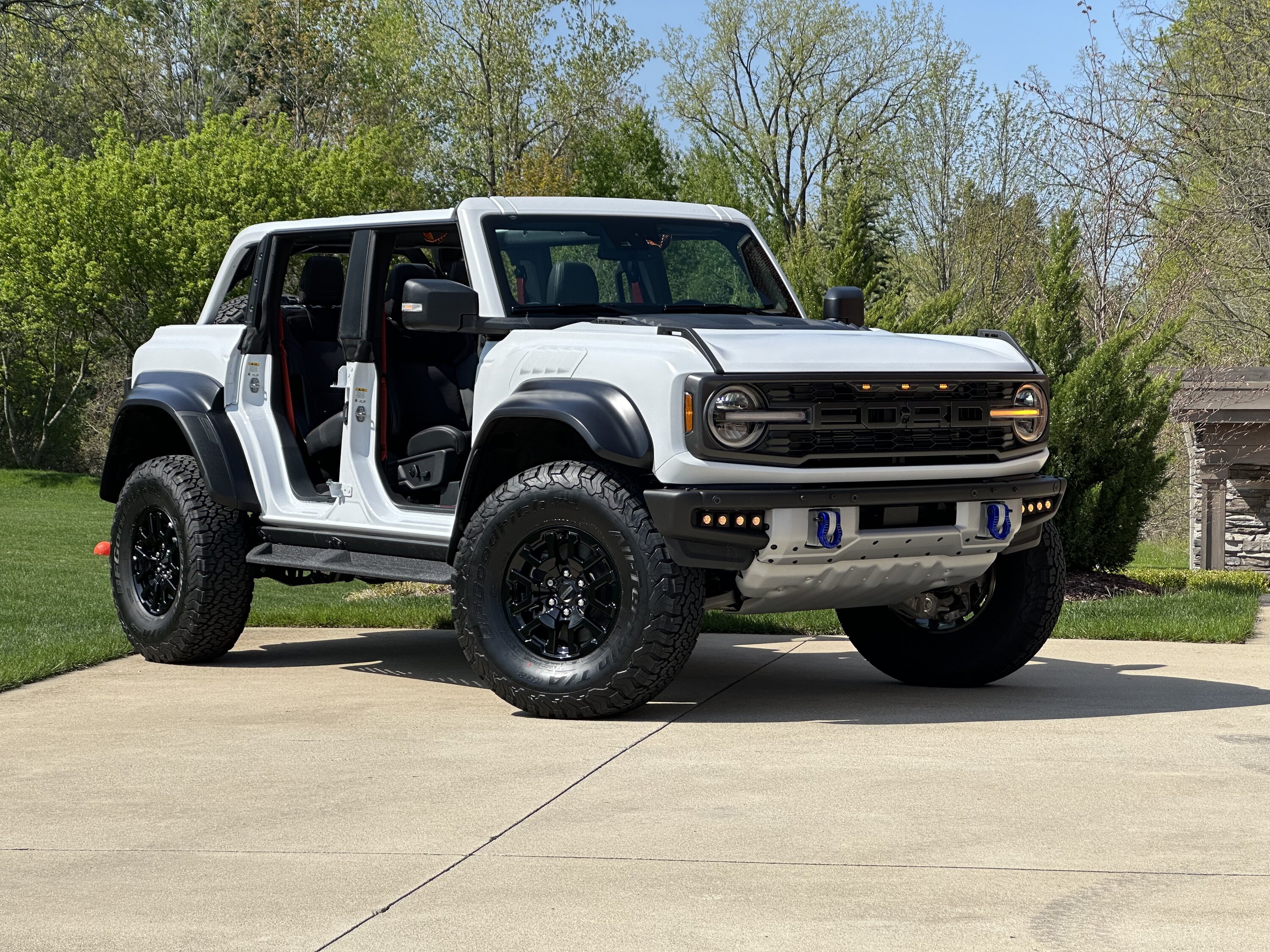 Ford Bronco XPEL Stealth PPF Wrap Completed on Bronco Raptor in Oxford White IMG_1275