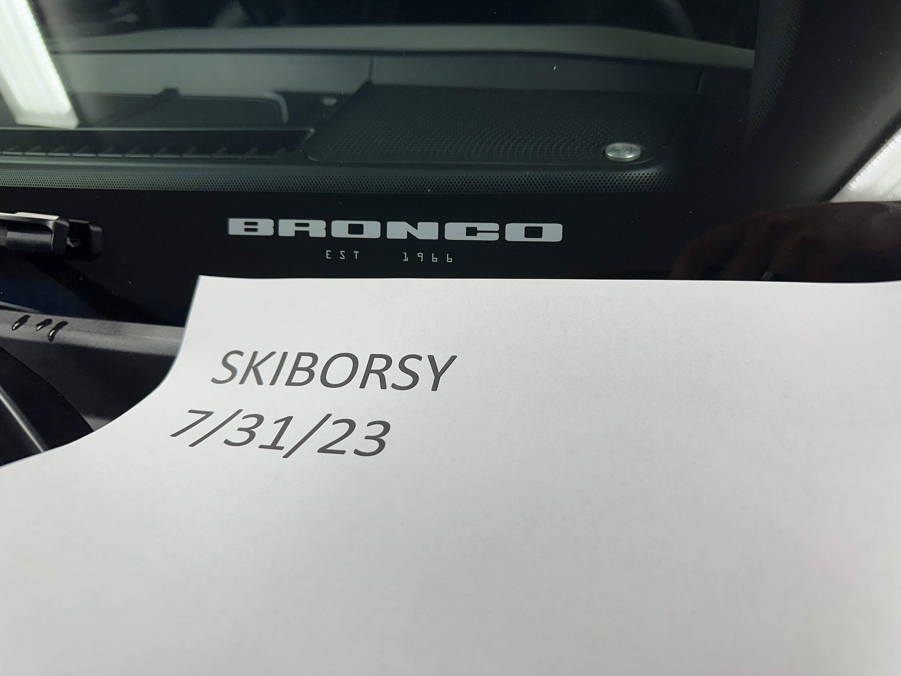Ford Bronco Late 2021 Bronco Badlands Sasquatch 2.7L Lux Package Hardtop 4dr 5,500 miles ($58,500 obo) IMG_1883