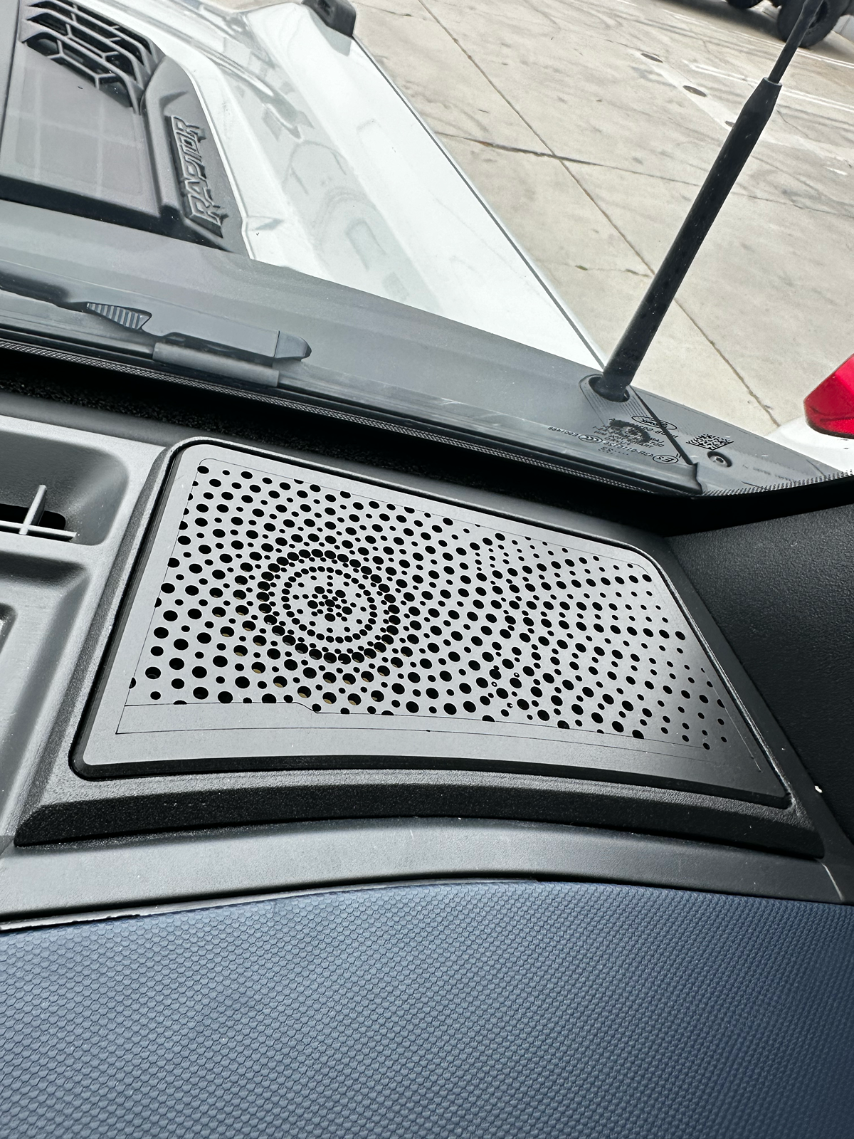 Ford Bronco Dream stereo system upgrade build in Bronco Raptor IMG-2267