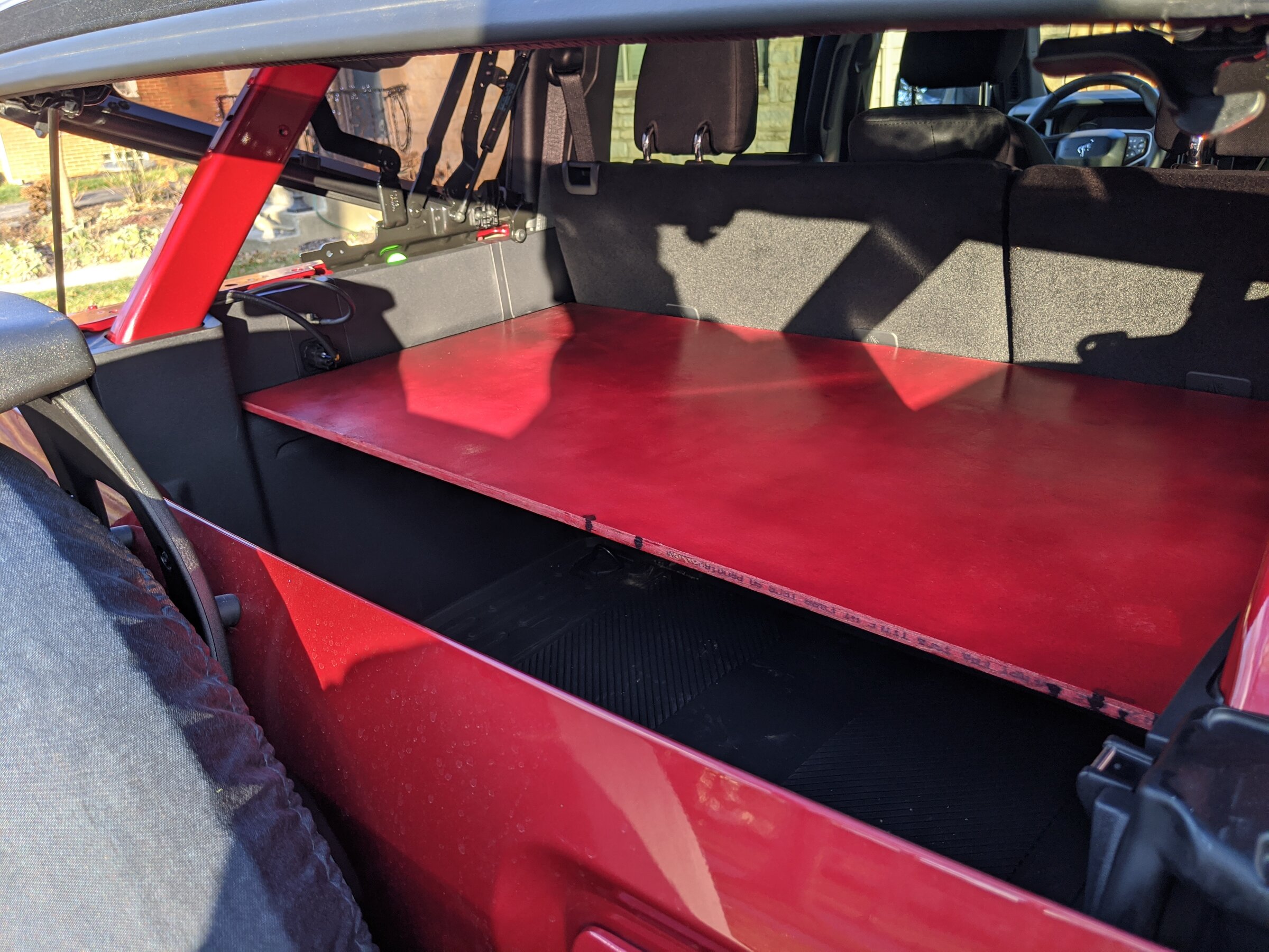 Ford Bronco [DIY] $28 trunk storage shelf for 4 door Broncos. No cutting required. 440F1C18-6F9E-41C5-9F5C-EE0613348DB7