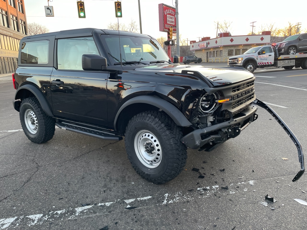 Ford Bronco T-Boned this morning. Sigh...... IMG_2219