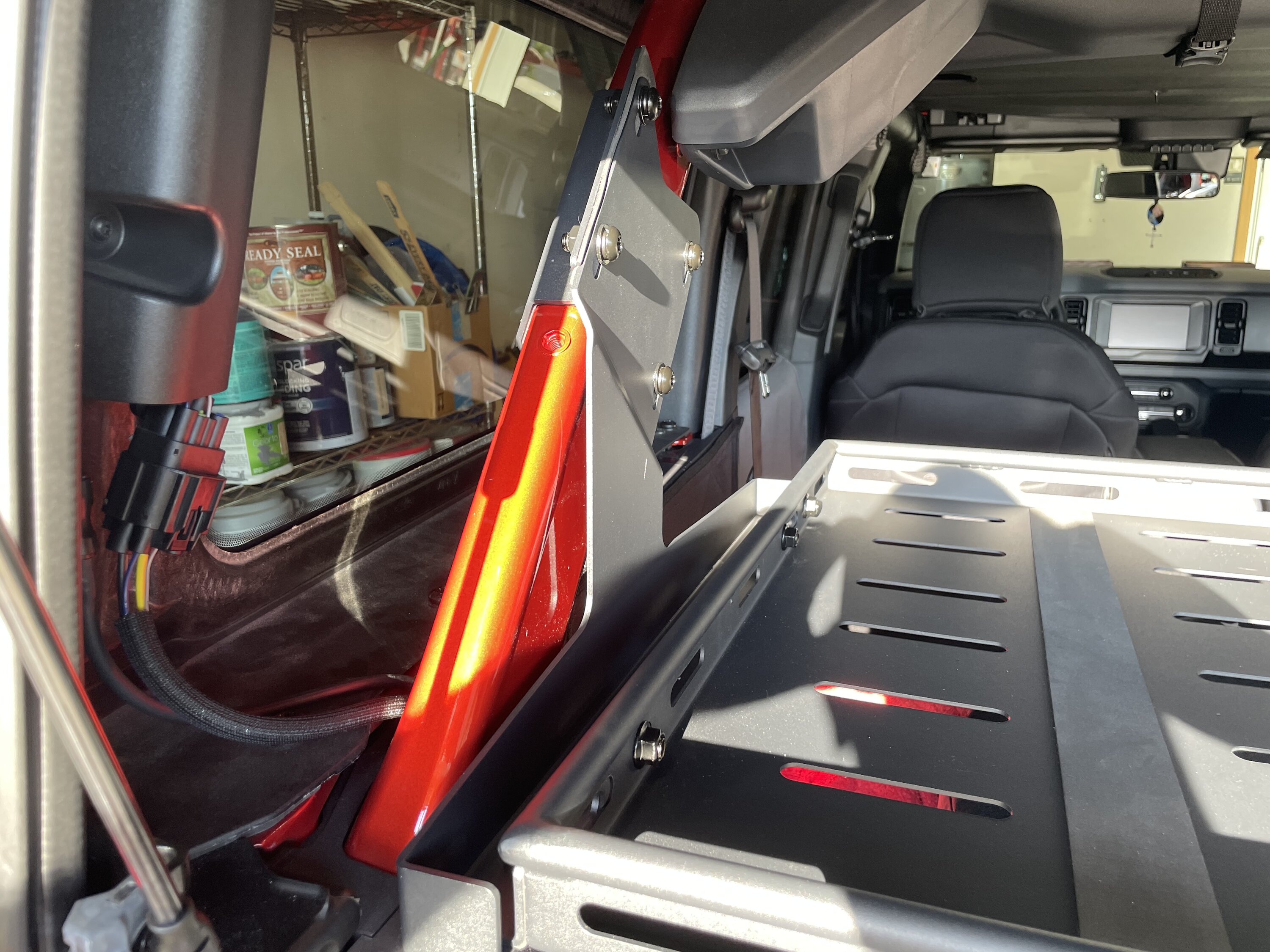 Ford Bronco Interior cargo rack IMG_2818