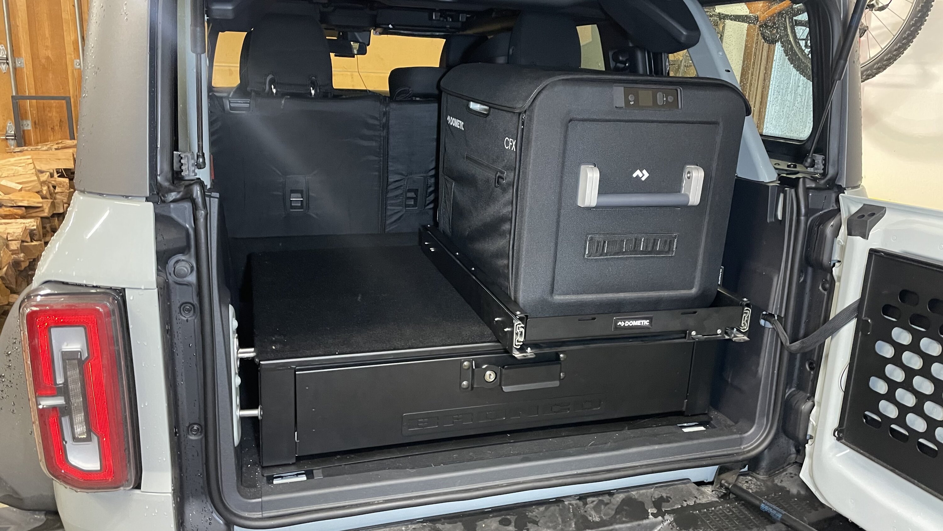 Ford Bronco Ford 4Dr Cargo Area Security Drawer + Dometic Fridge Slide $600 OBO IMG_3558
