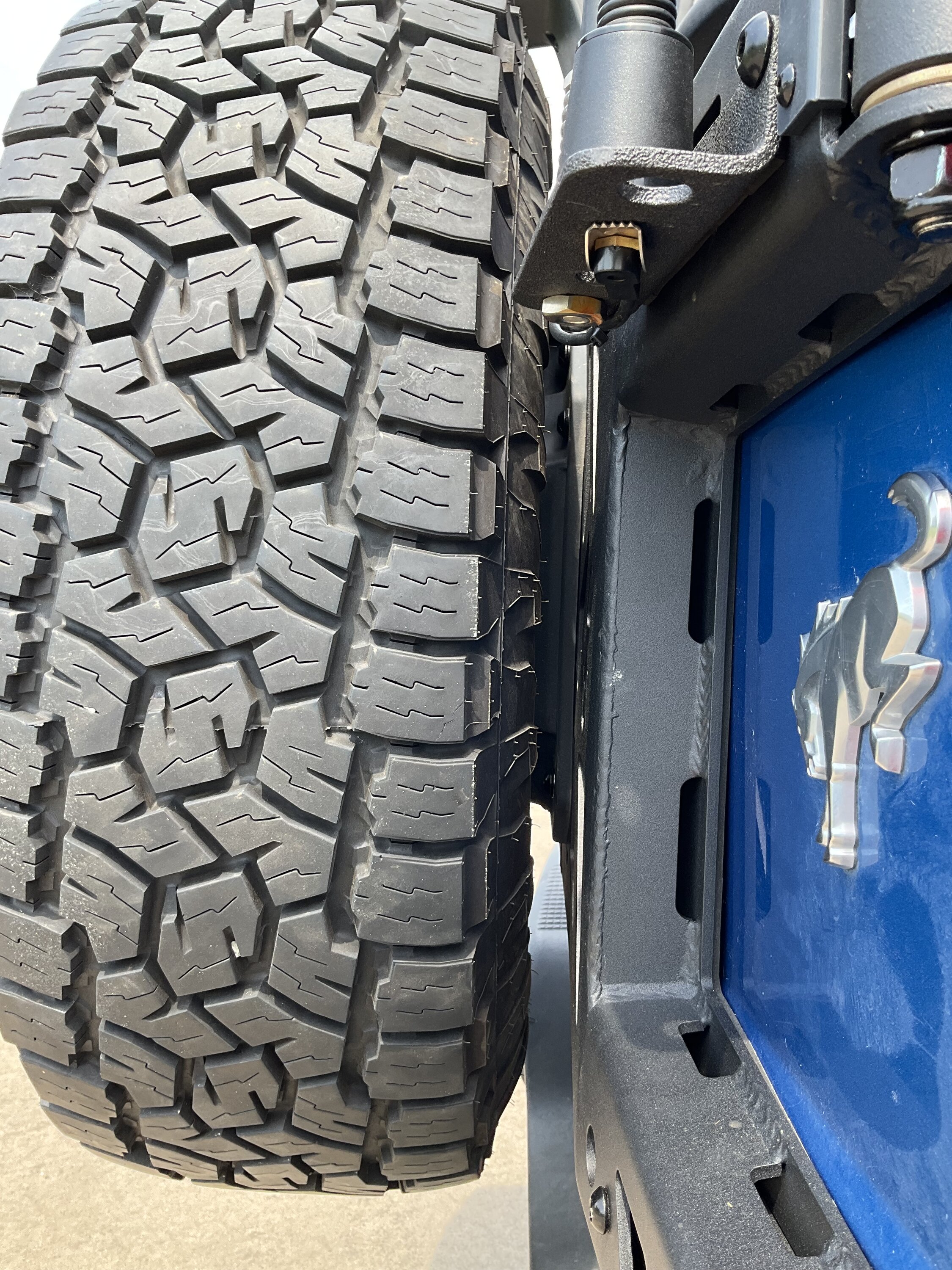 Ford Bronco Turn Offroad tailgate reinforcement IMG_3650