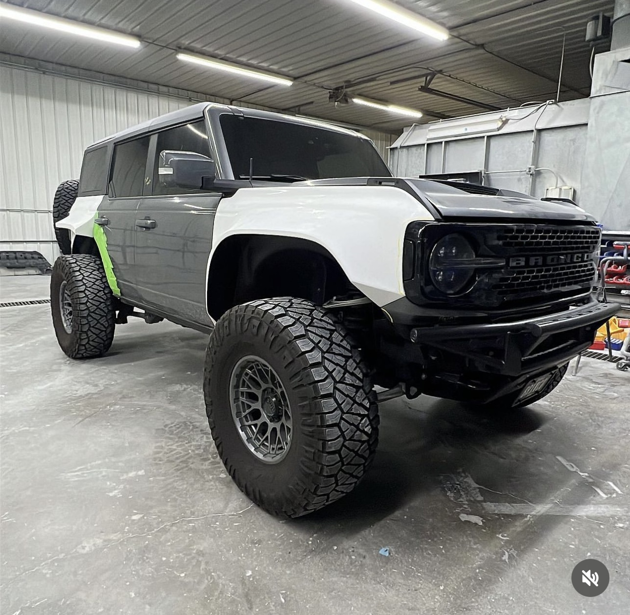 Ford Bronco Outerbrxnco mid travel Fun-Haver widebody build progress 1702658899021