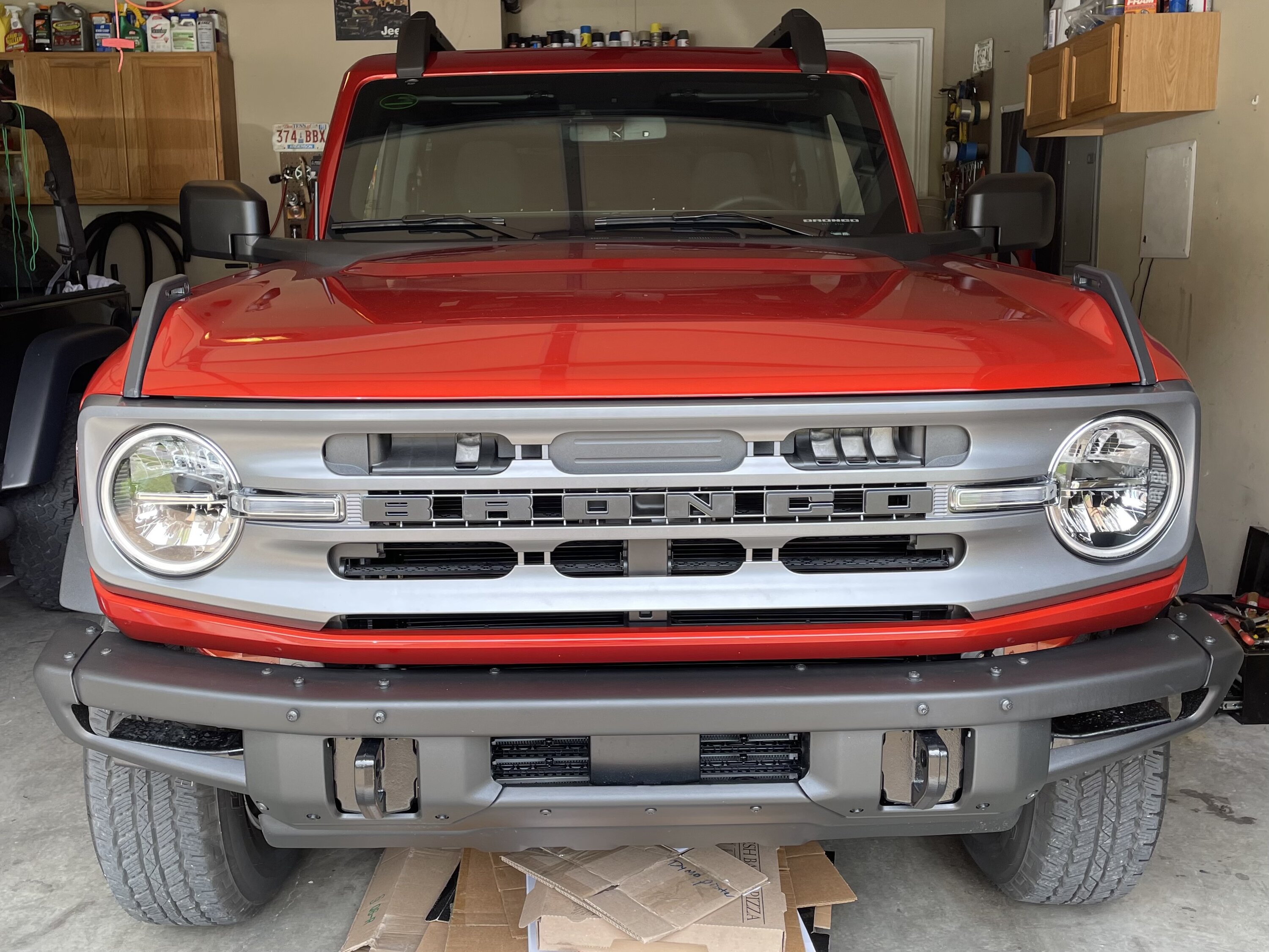 Ford Bronco Mesh grill inserts installed on Big Bend IMG_3856