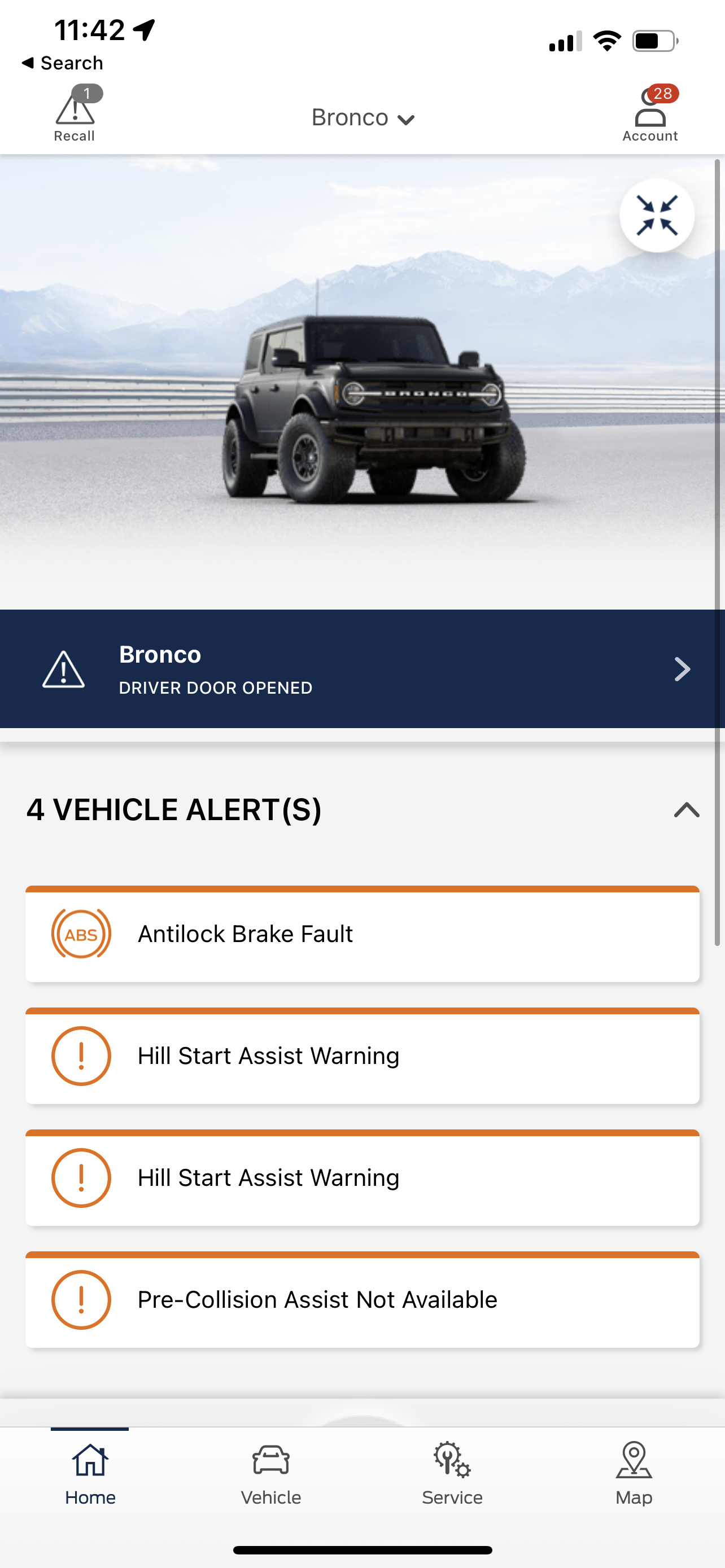 Ford Bronco Brakes Failure on highway - known issue according to dealership? IMG_4010.PNG