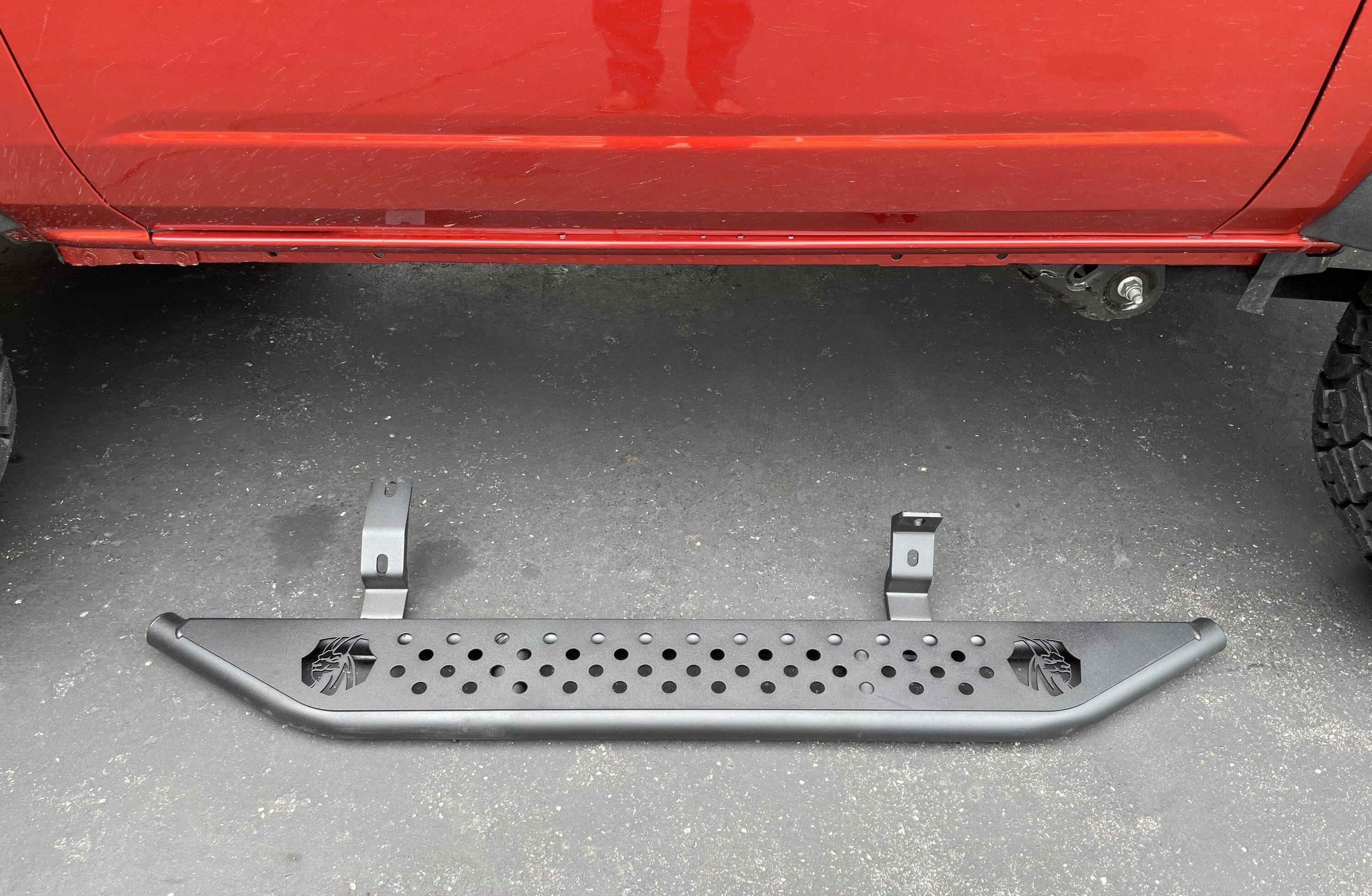 Ford Bronco GOAT Fab Rock Sliders Installed Review IMG_4193