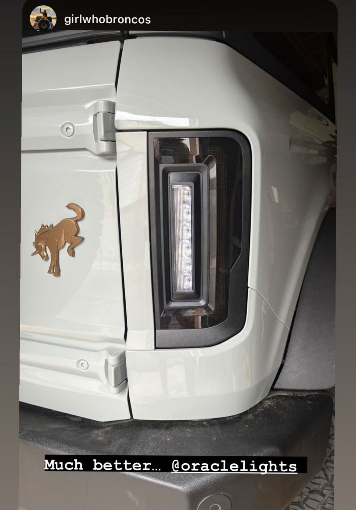 Ford Bronco FIRST LOOK: Flush Style LED Tail Lights for the 2021+ Ford Bronco from ORACLE Lighting IMG_4571