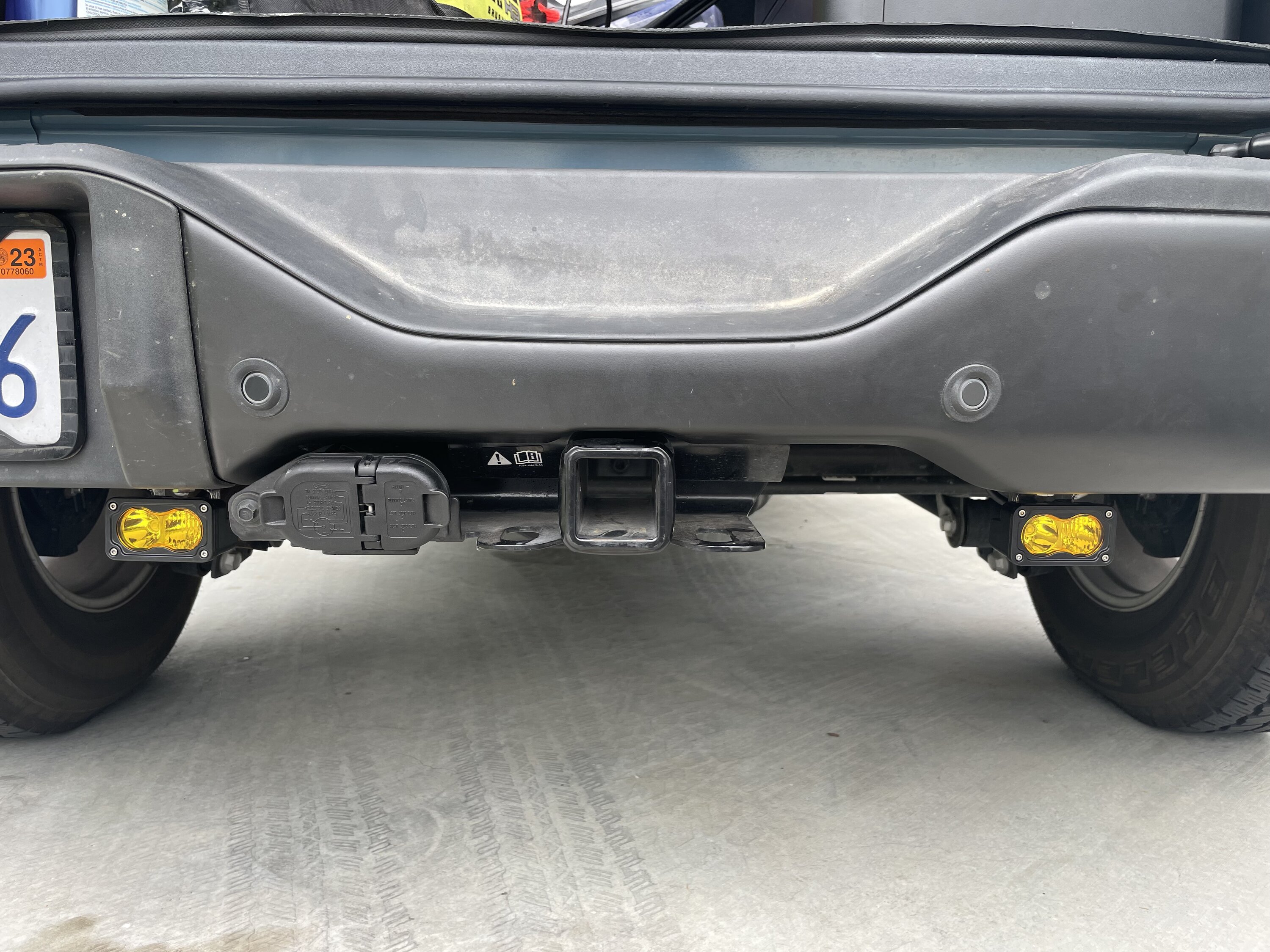 Ford Bronco Rear dust light brackets IMG_4786
