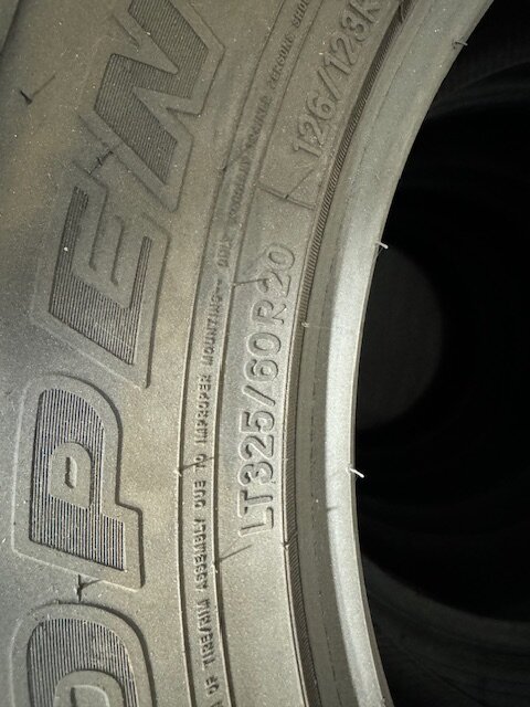 Ford Bronco 325/60r20 Toyo AT tires - $1,000 IMG_5150.JPG