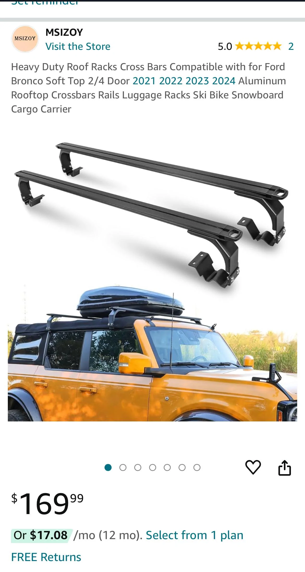 Amazon racks for soft top | Bronco6G - 2021+ Ford Bronco & Bronco ...