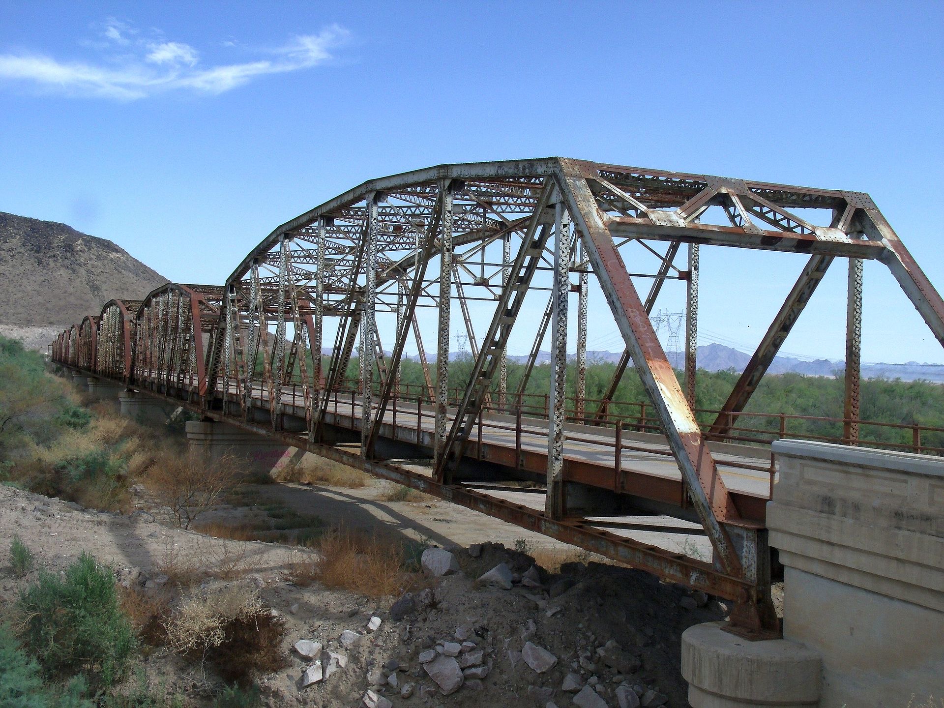 Ford Bronco Gillespie dam bridge Arizona built 1927 IMG_7415