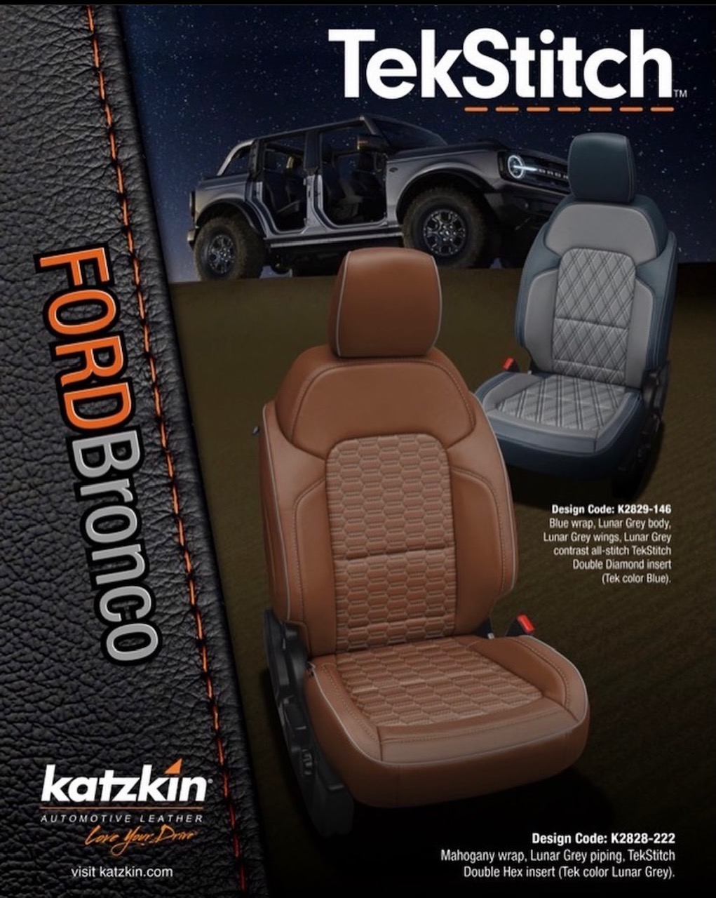 Ford Bronco New Katzkin leather for the 2021+ Bronco!! IMG_7529