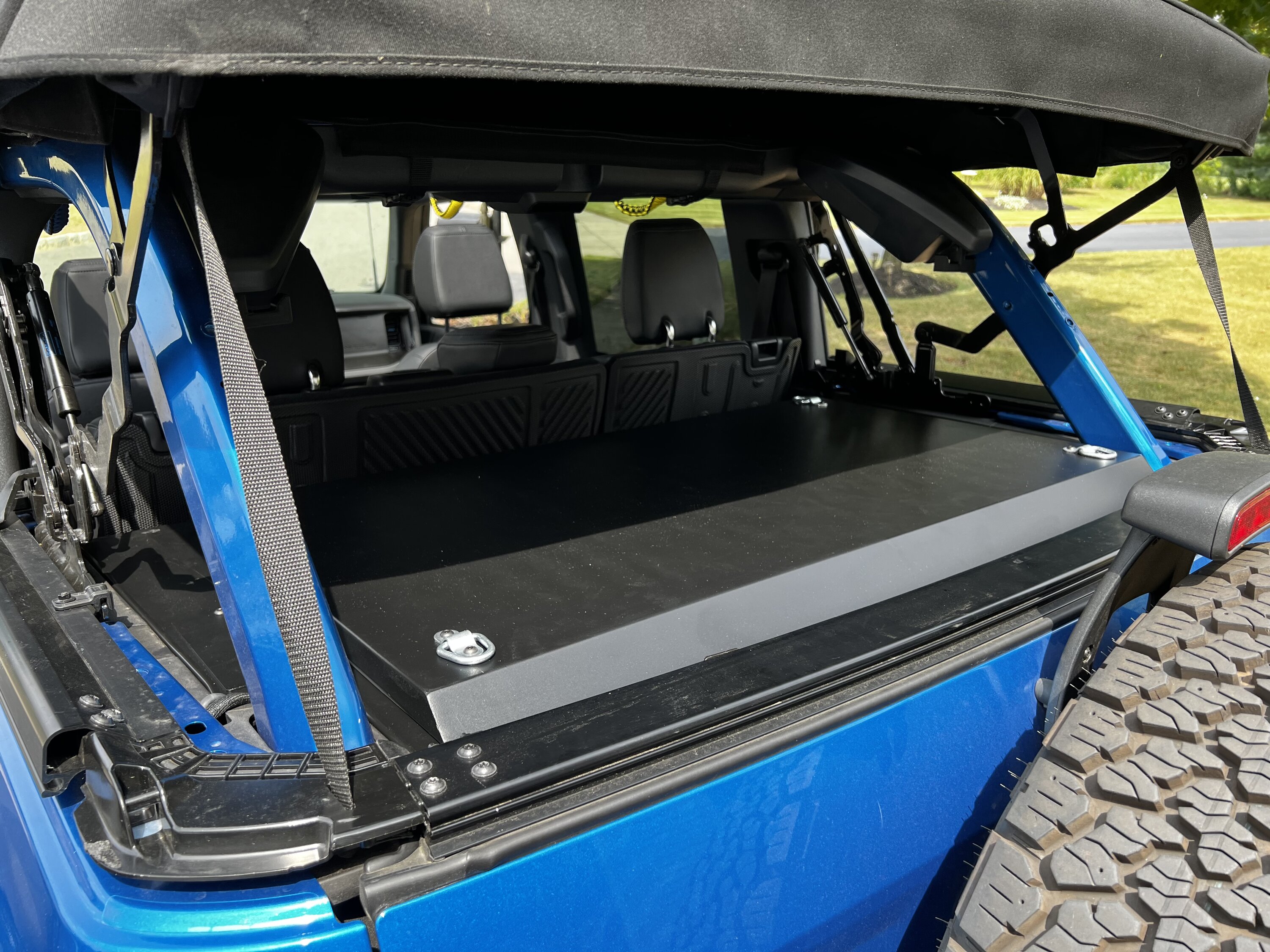 Ford Bronco Deluxe Raised Cargo Area Enclosure Install & Review 497