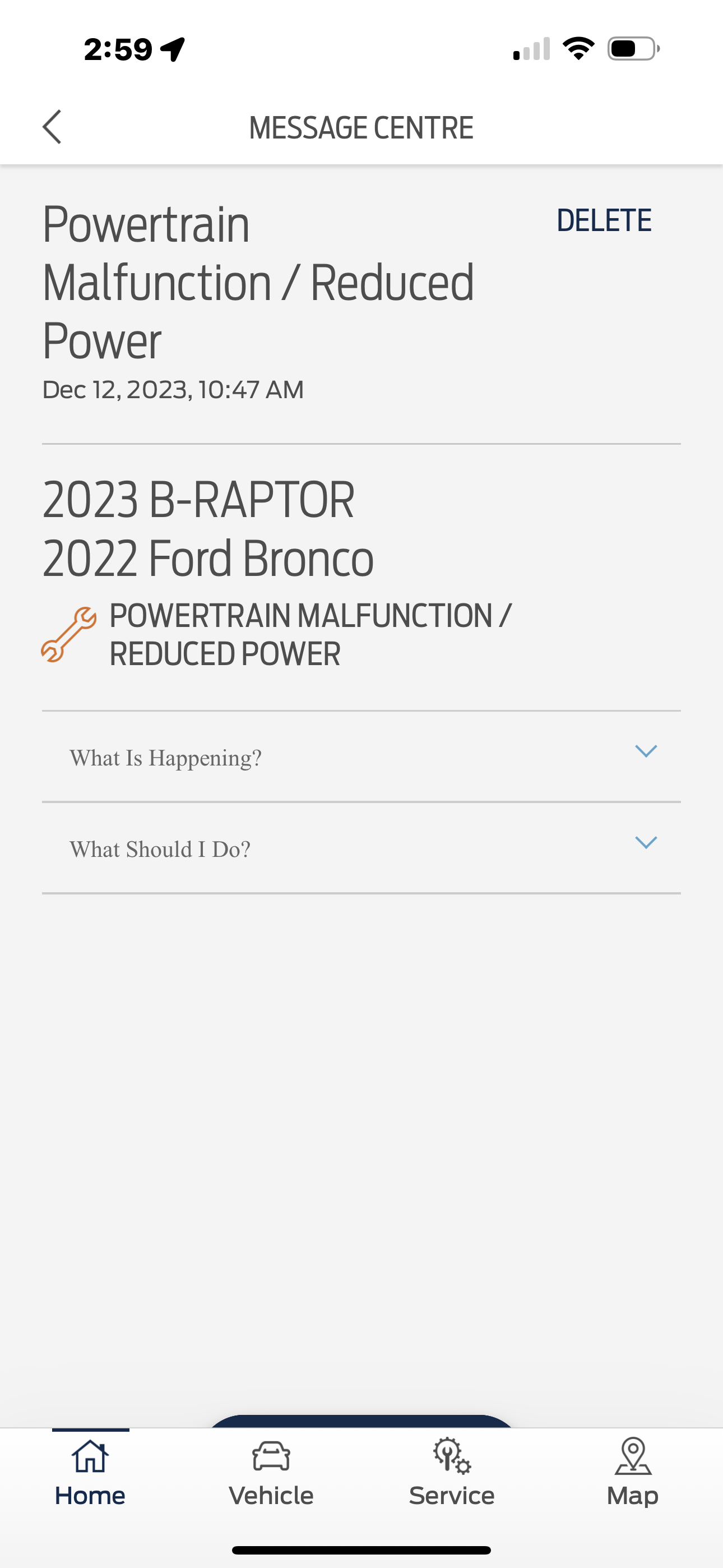 Ford Bronco Bronco Raptor dead battery after update and 4x4 control module is being replaced IMG_7613