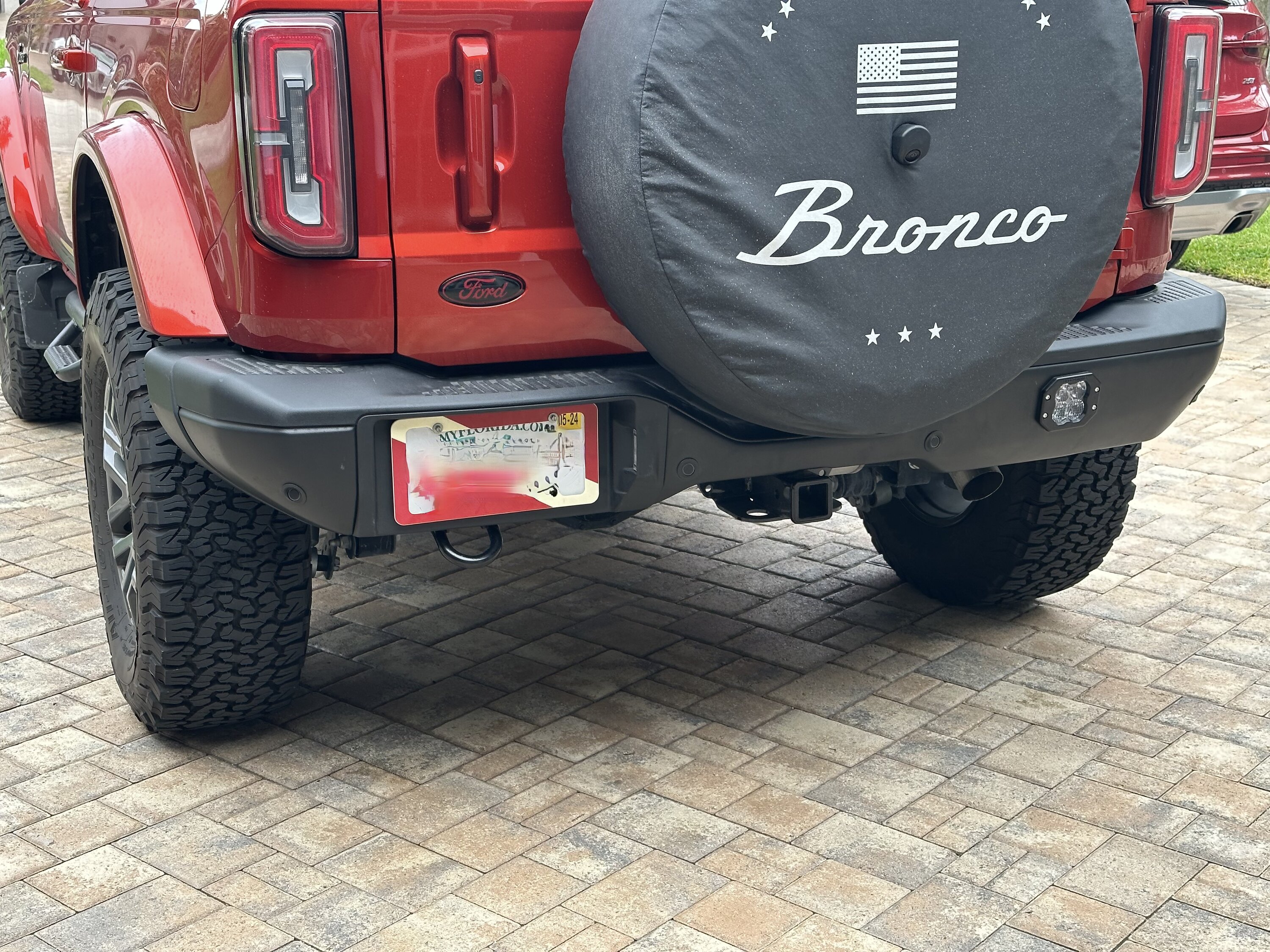 Ford Bronco Rear bumper flush lighting IMG_2497