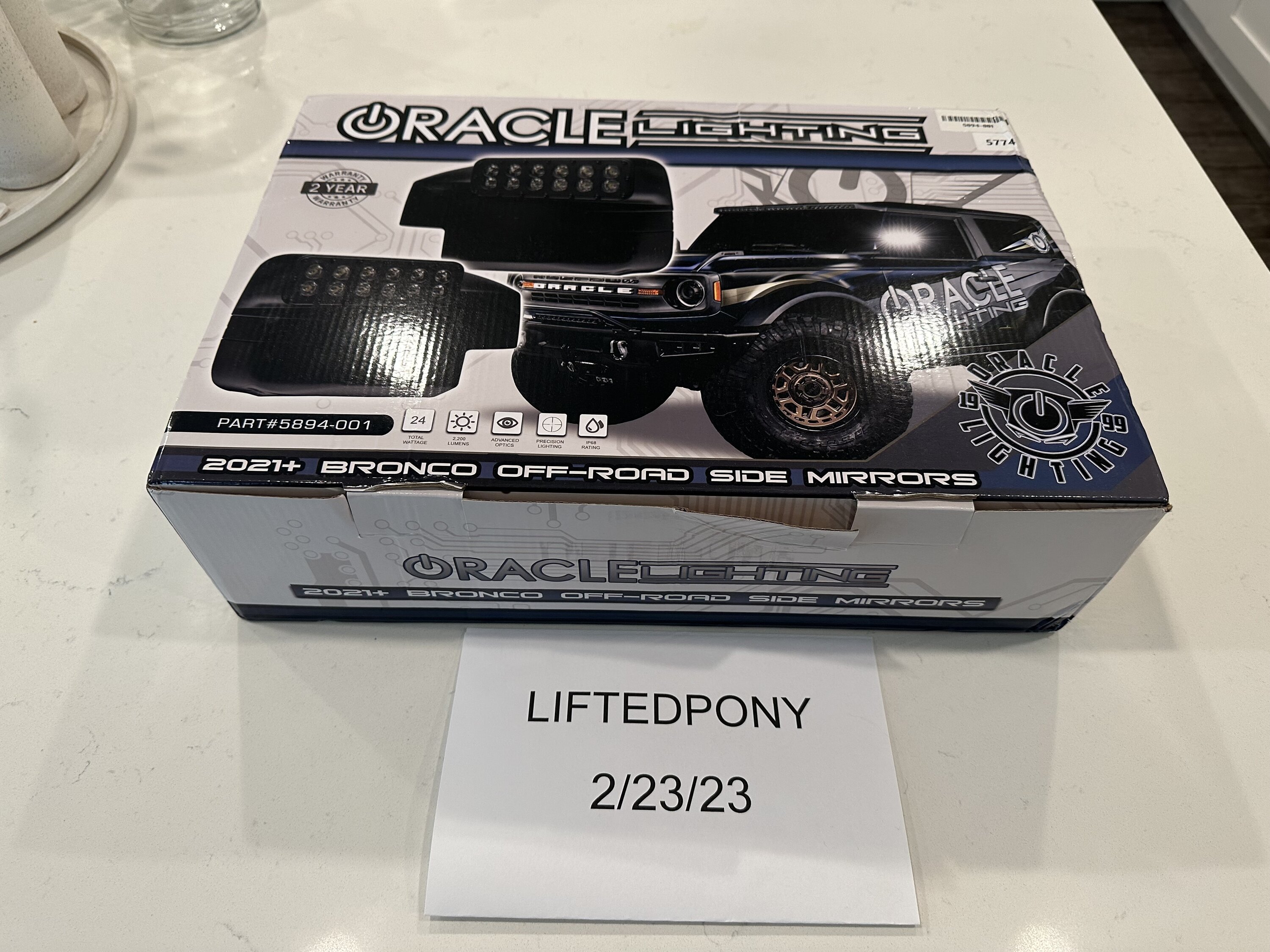 Ford Bronco FS - ORACLE Bronco Side Mirrors w/ Integrated LED Ditch Lights - $375 Shipped IMG_9604