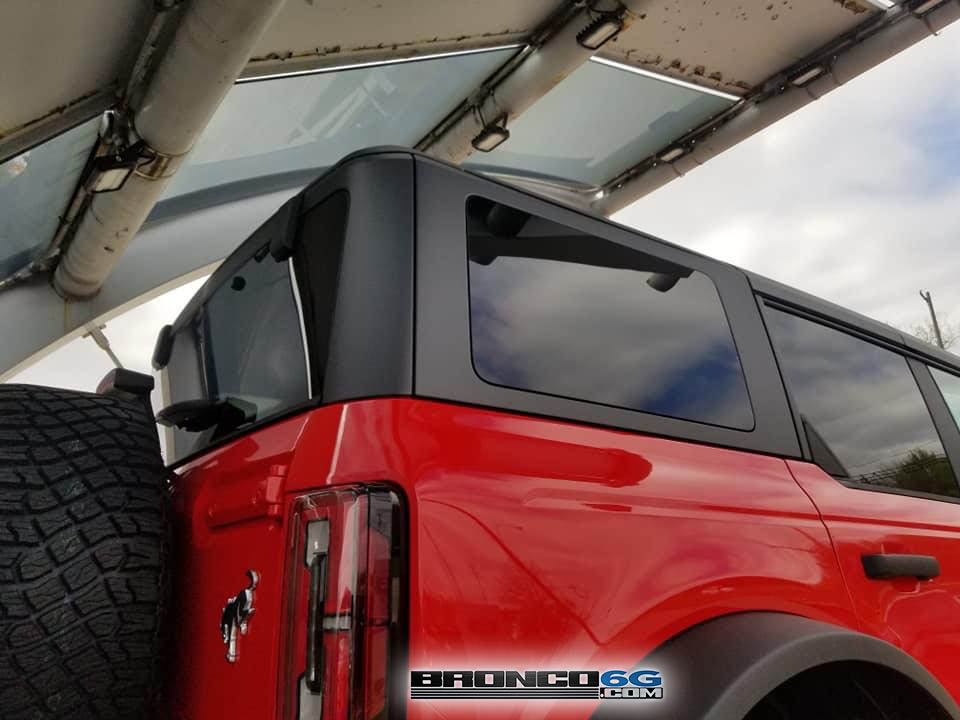 Ford Bronco New Improved Brush Guard / Bull Bar Design and Location on Race Red Bronco Badlands! 1618657882066