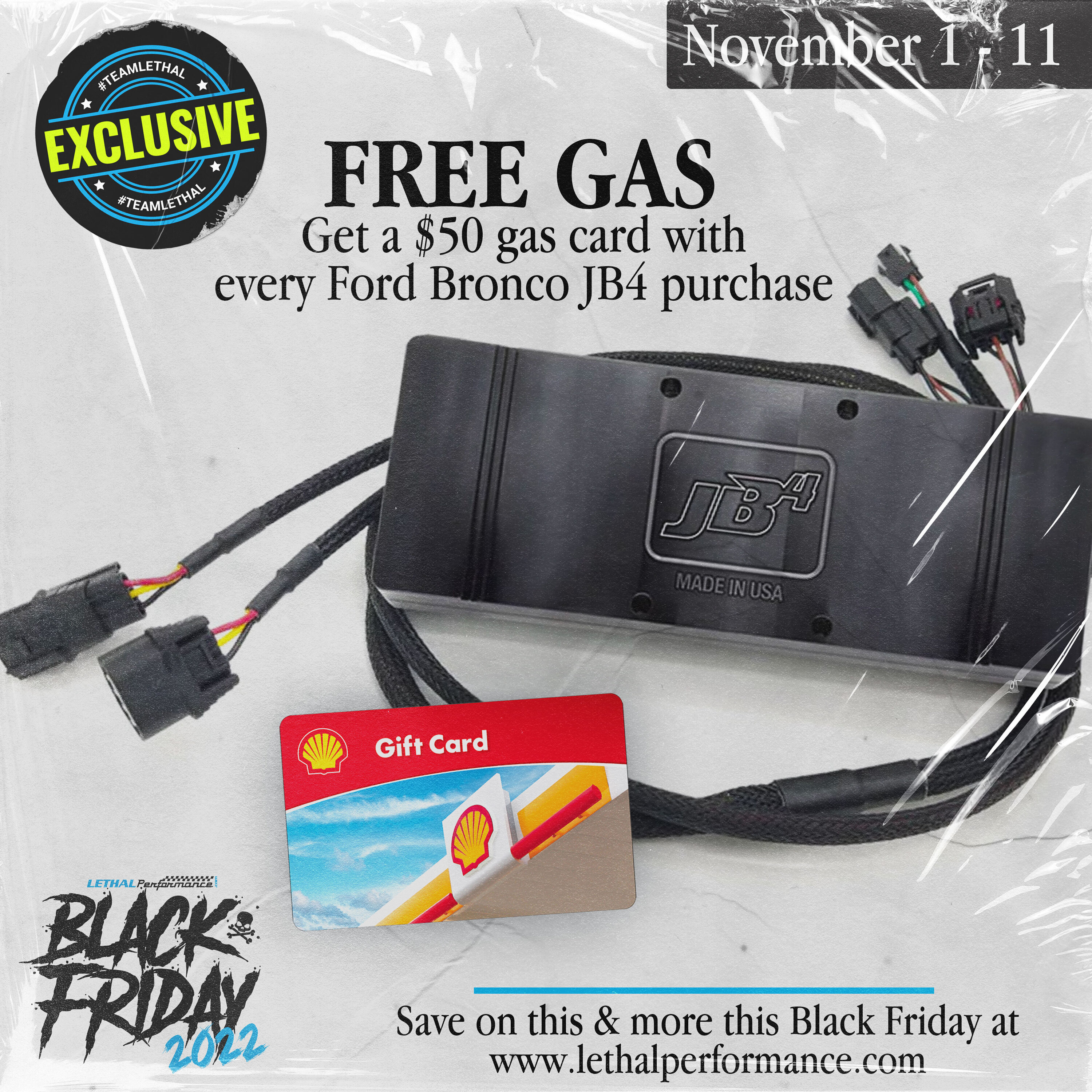 Ford Bronco Black Friday SALE for Burger Motorsports JB4 Tuner for your Bronco!! FREE Gas Card?? jb4 (1)
