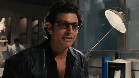 Jurrasic Park - Malcolm - 'Well, there it is'.gif