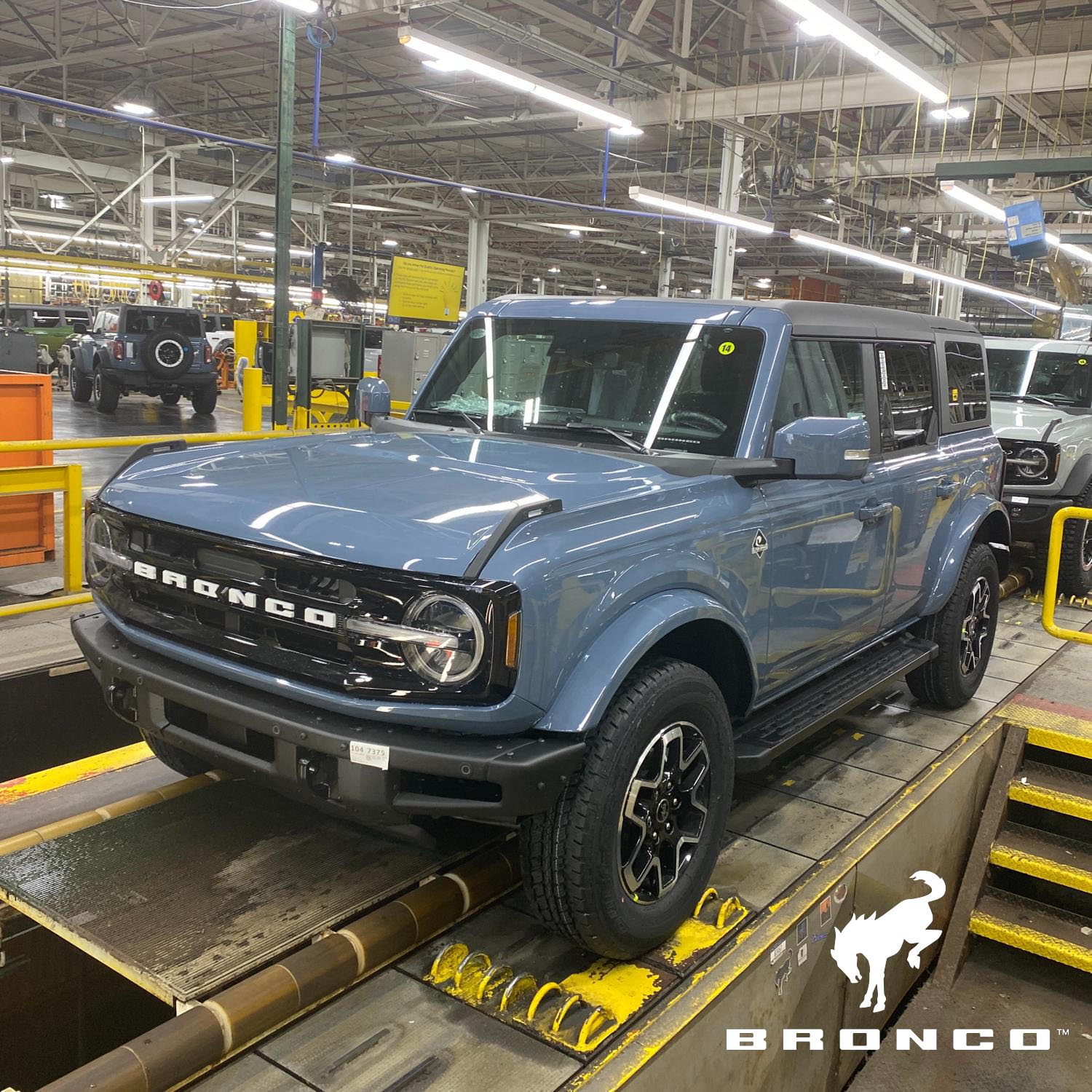 Ford Bronco Bronco Build Week 4/10/2023 Marks 2023 Bronco Factory