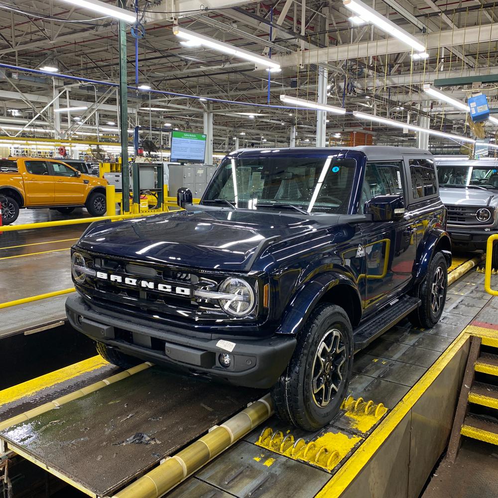 Ford Bronco Surprise Bronco Reveal Update: Tires and Wheels Mounted and Balanced! MBro Production