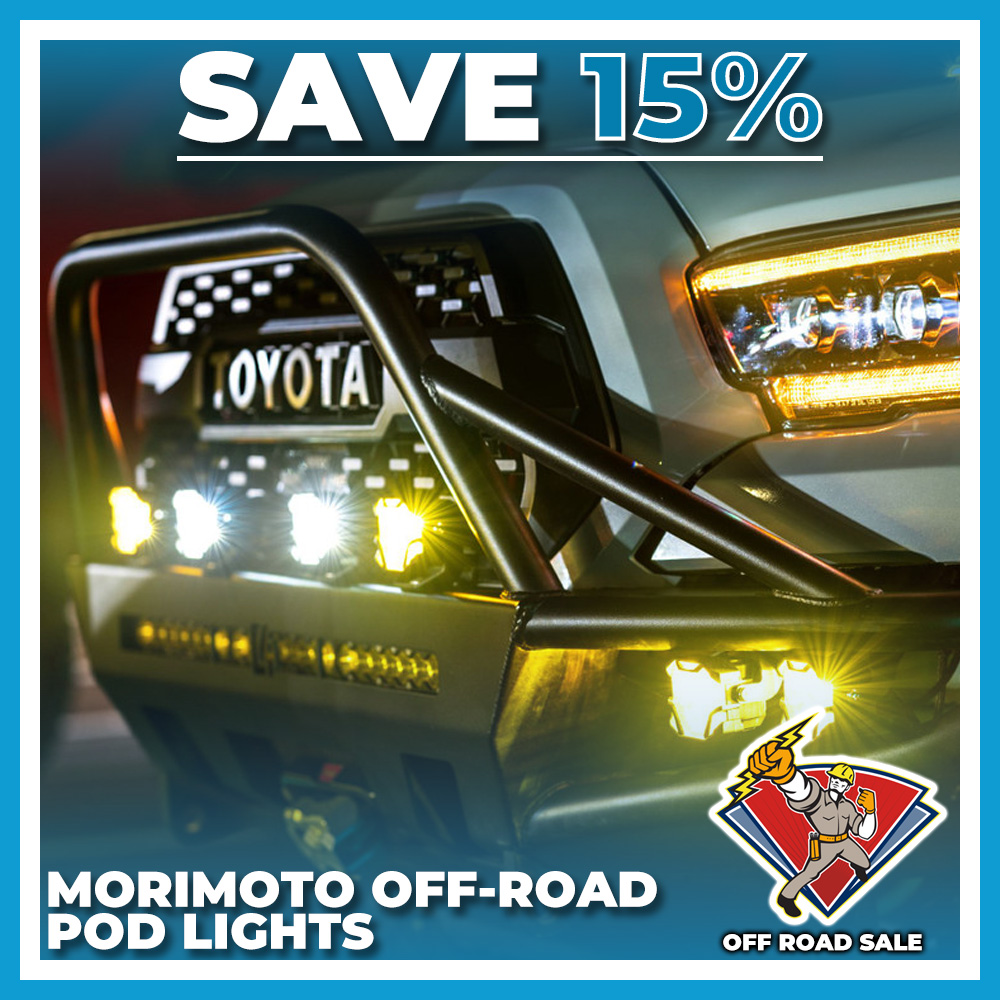 Ford Bronco 15% Off Morimoto Off-Road Lights Morimoto - 15 Off