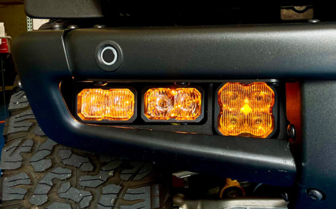Ford Bronco Diode Dynamics Triple Fog Light Kit w/KR Off-Road Flush Mount Brackets moved-c069bf4be95f9d5d7553435153c3d75e
