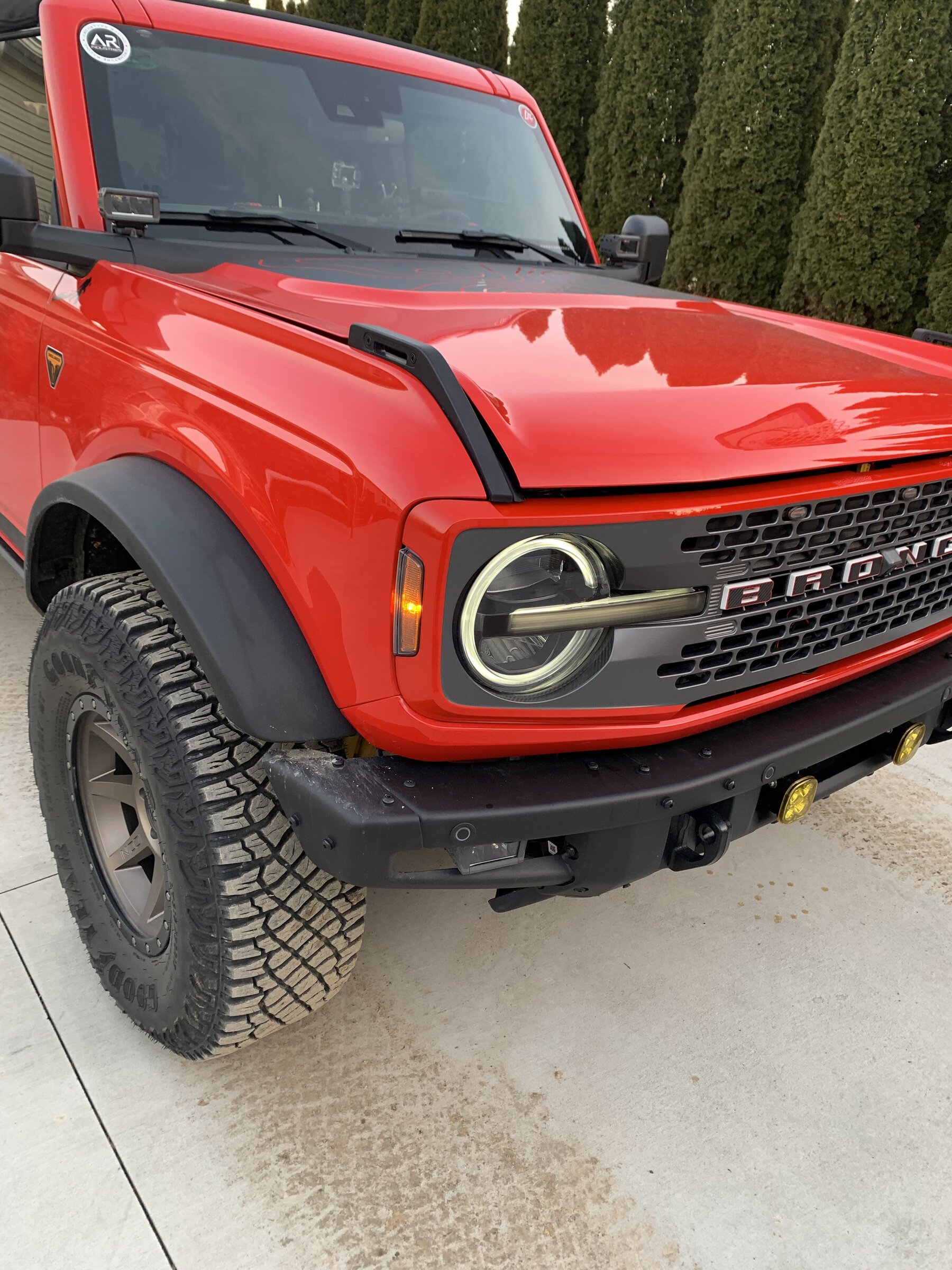 Ford Bronco Delfab Customizable Retro Mod "Ford" Grille painted grill 1