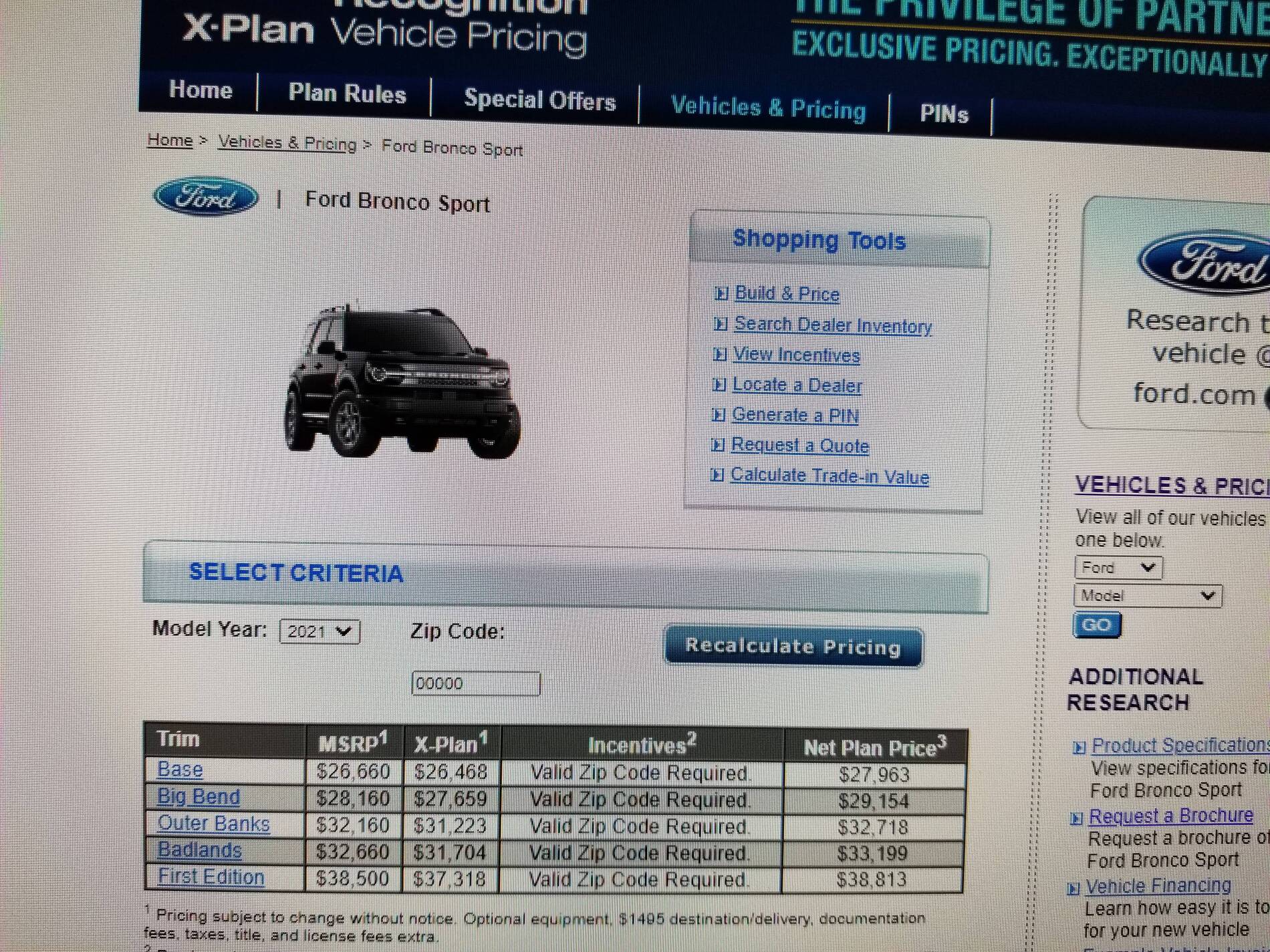 Ford Bronco No X-Plan for Bronco? pLNSjYf