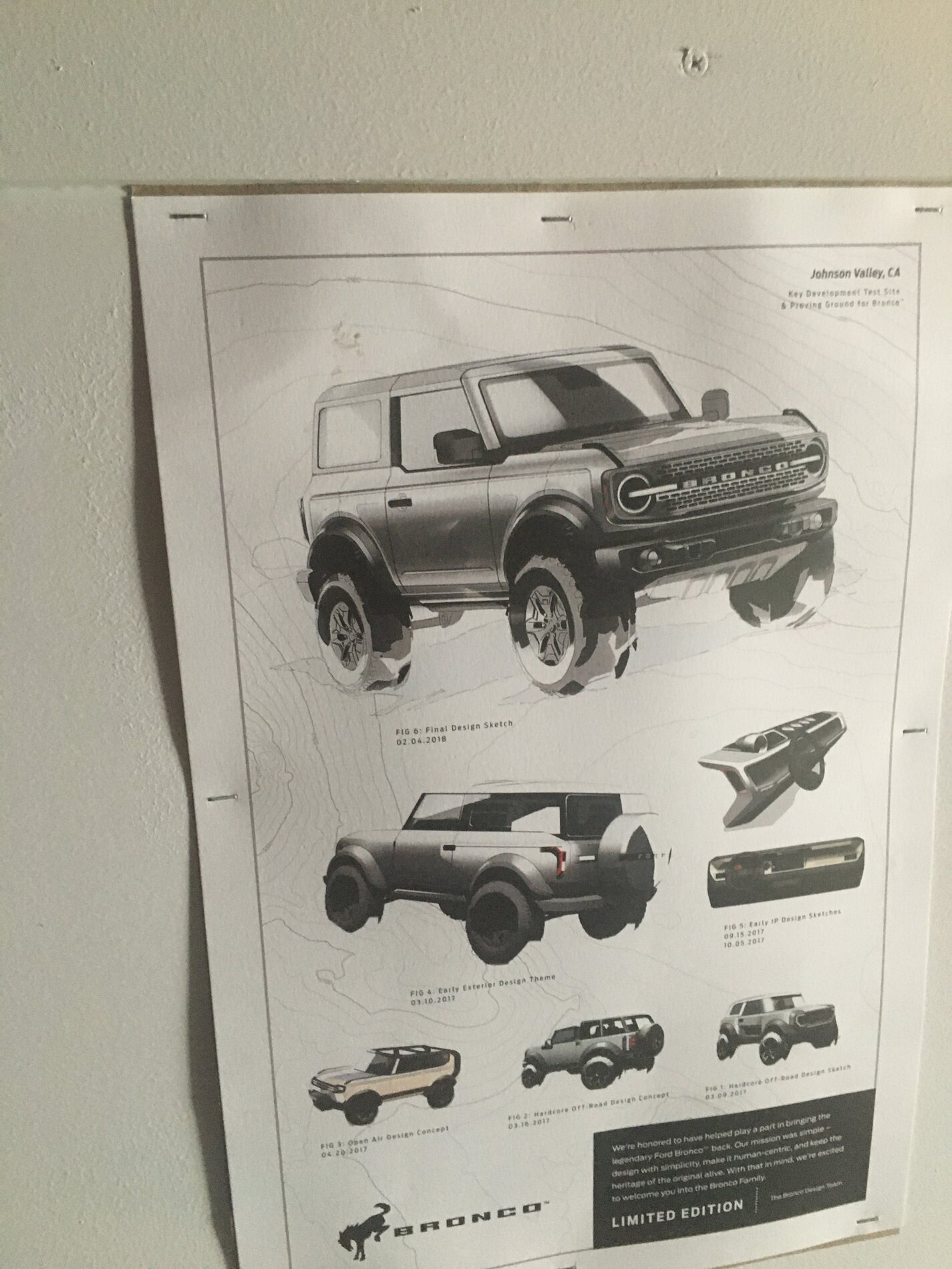 Ford Bronco Frame for Bronco Print Poster Swag POSTER.JPG
