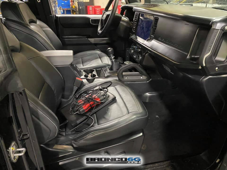 Ford Bronco Pre-Preproduction tester 4 Door Bronco Interior and Underhood Pics preproduction-4-door-bronco 21