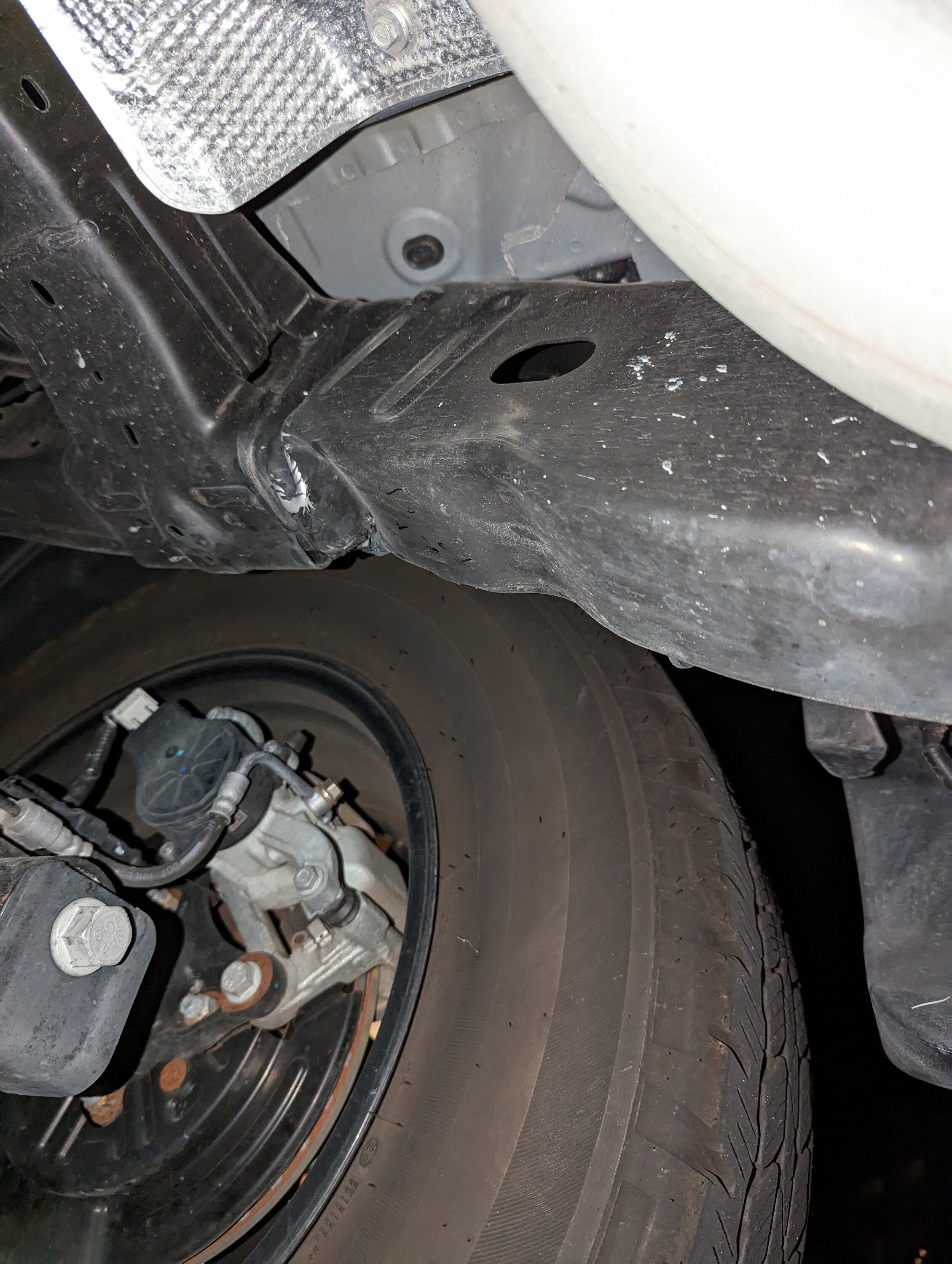 Ford Bronco Update: Totaled. Rear Ended Hard. Frame Bent Photos PXL_20221207_234608885
