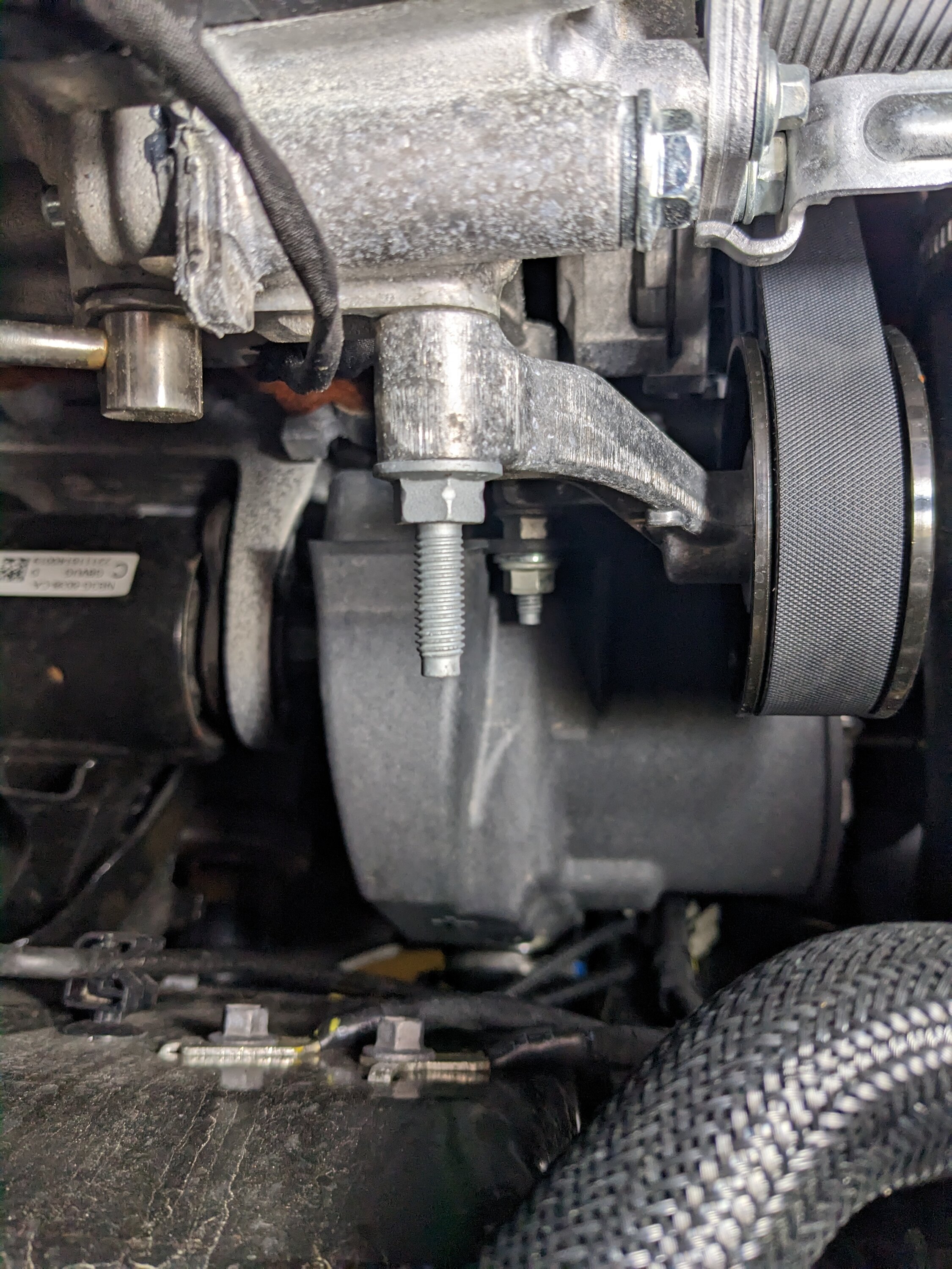Ford Bronco Muddy water fording alternator issue fix: TSB 22-2392 -- Mud Accumulation in Generator PXL_20230313_125650980