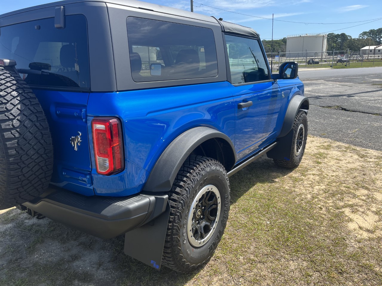 Ford Bronco RokBlokz XL Quick-Release Mud Flaps for Sasquatch -- FL Panhandle Right Rear Three Quarter