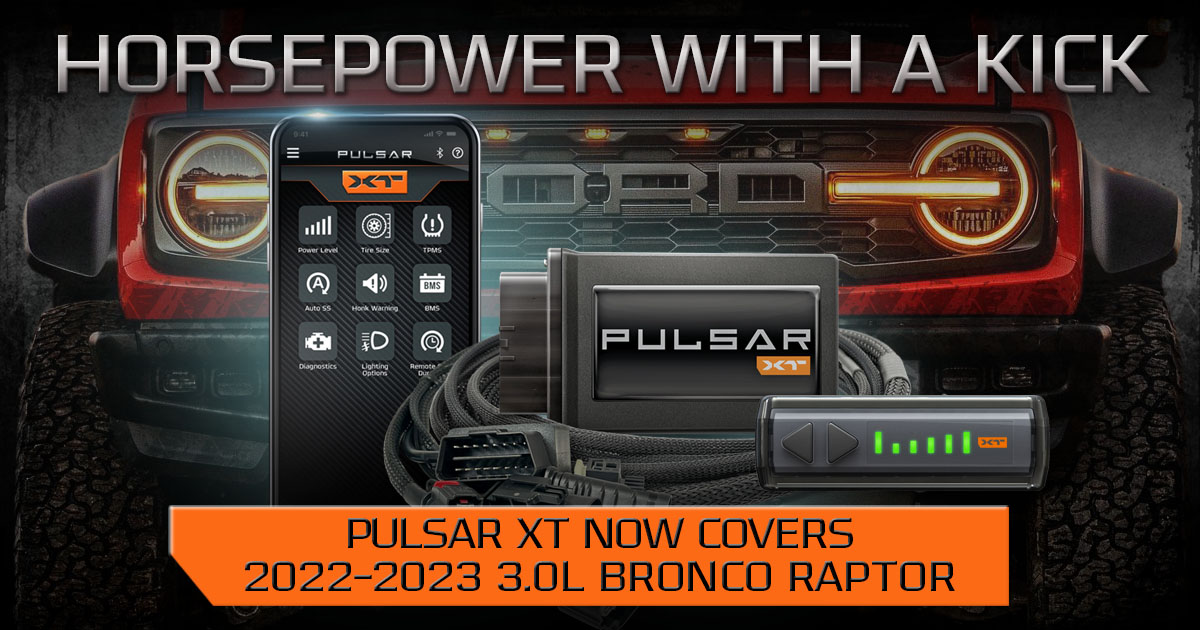 Ford Bronco Bronco Raptor Support on Pulsar XT is live! SC_Superchips Pulsar XT Ford Bronco Raptor_1200x630