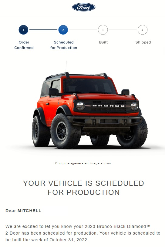Ford Bronco 2023 Bronco Allocation is Based on These 2 Factors Scheduled