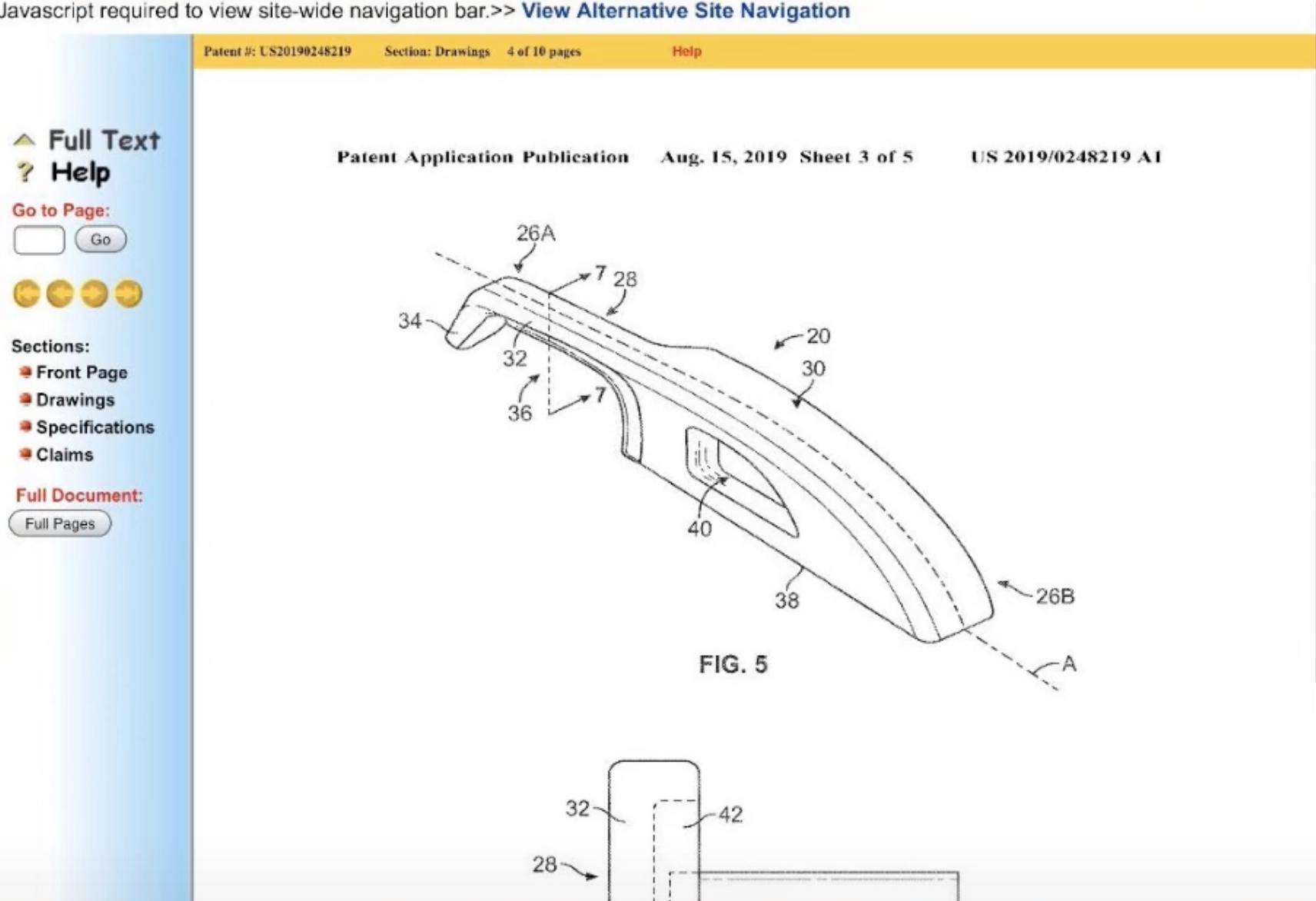 Ford Bronco Patents reveal floor drain and possible dual-uses for hood tie down Screen Shot 2020-07-12 at 8.52.40 PM