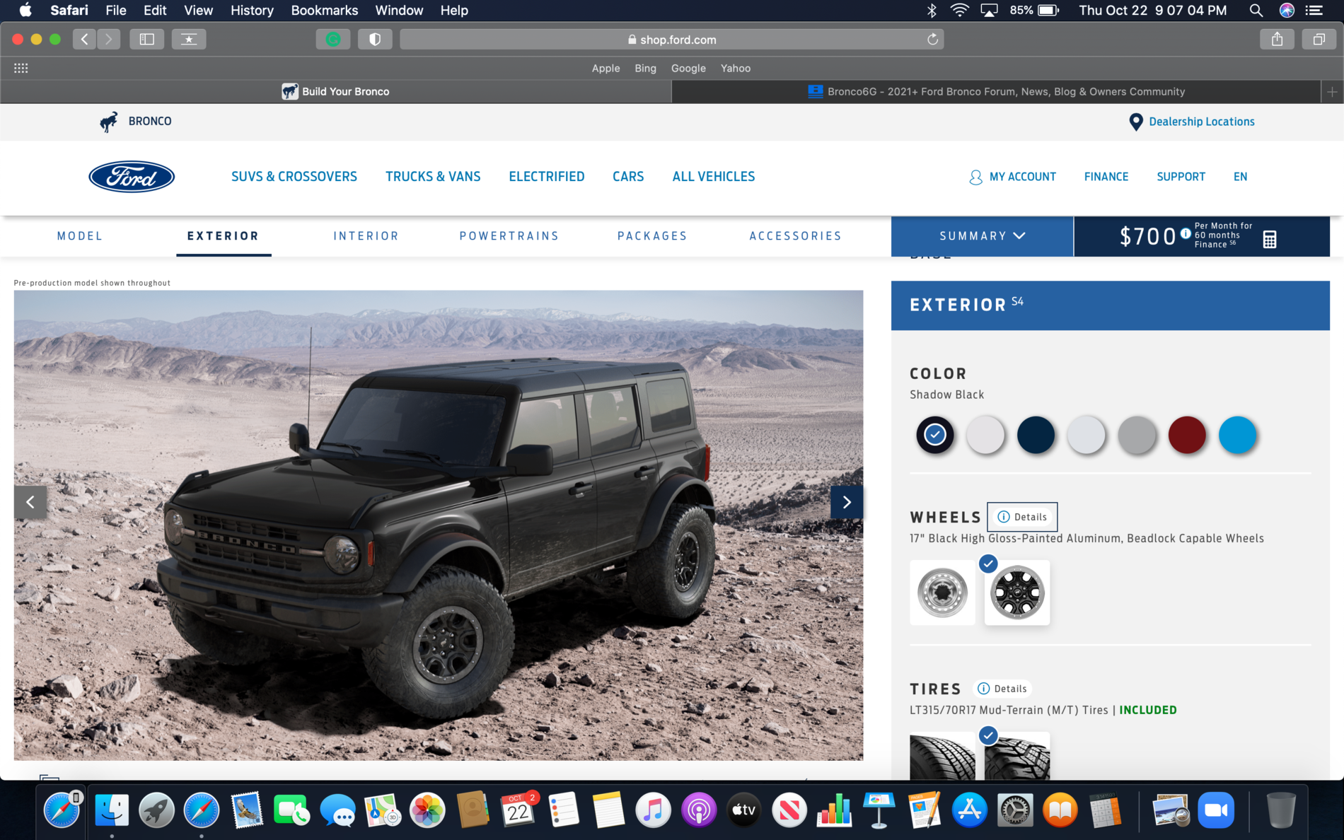 Ford Bronco 2021 Bronco BUILD & PRICE Configurator Is Finally Live (For Real)!! Share your build inside. Screen Shot 2020-10-22 at 9.07.04 PM