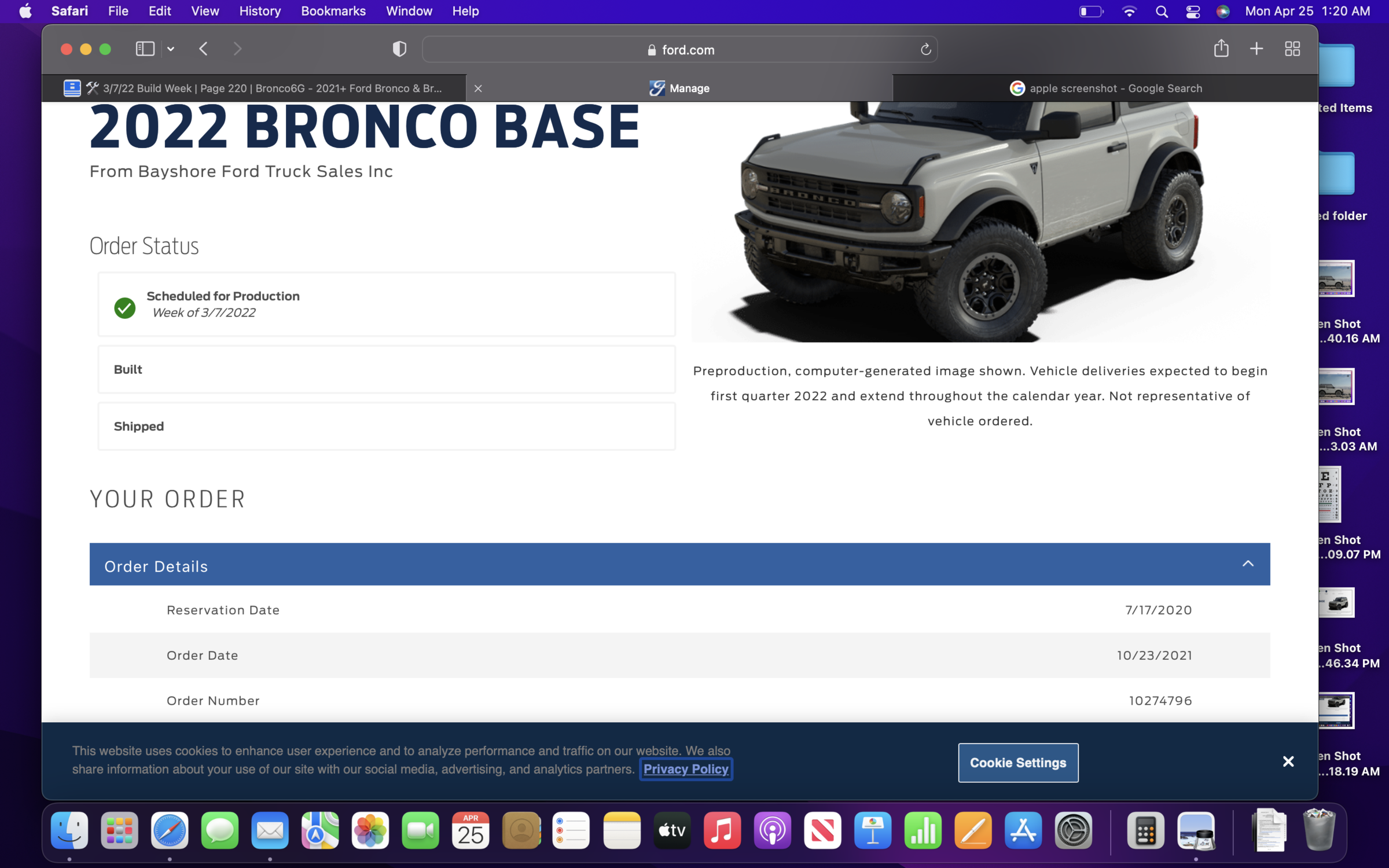 Ford Bronco 🛠 3/7/22 Build Week Screen Shot 2022-04-25 at 1.20.34 AM