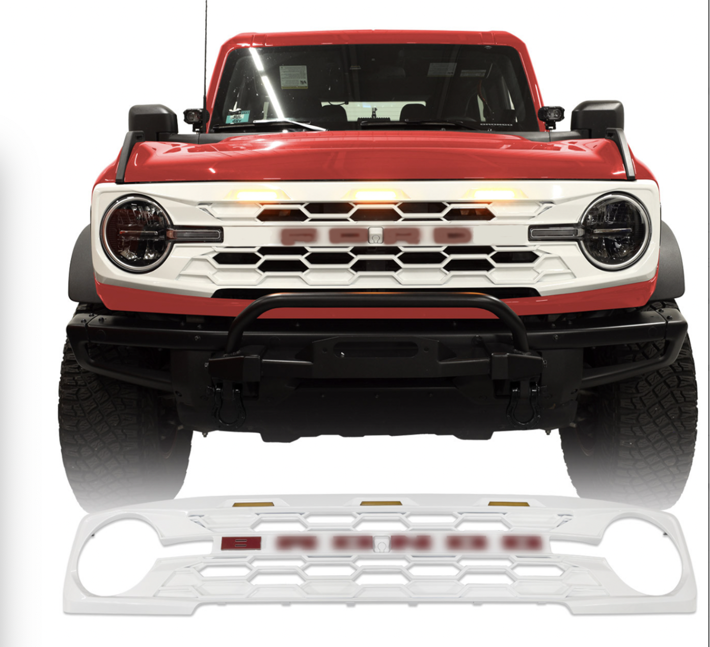 Bronco New Product Release:  IAG I-Line Front Grilles Screen Shot 2022-11-28 at 12.12.49 PM