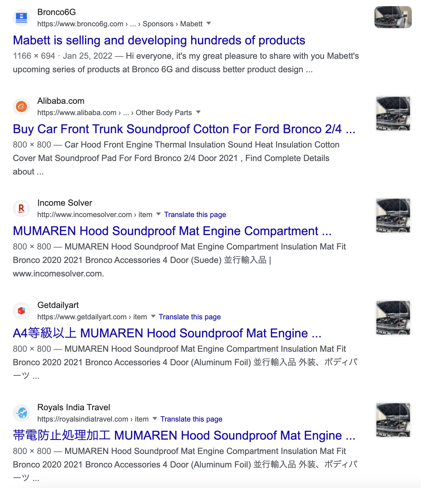 Ford Bronco Mabett products, buyer beware. Screenshot 2023-05-05 at 12.21.53 PM
