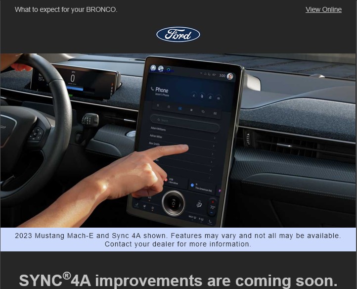 Ford Bronco New SYNC 4A screens coming to your vehicle... to Bronco?!? Screenshot 2023-06-02 162207