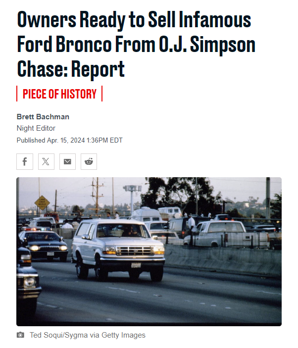 Ford Bronco OJ's Bronco For Sale Screenshot 2024-04-16 152228