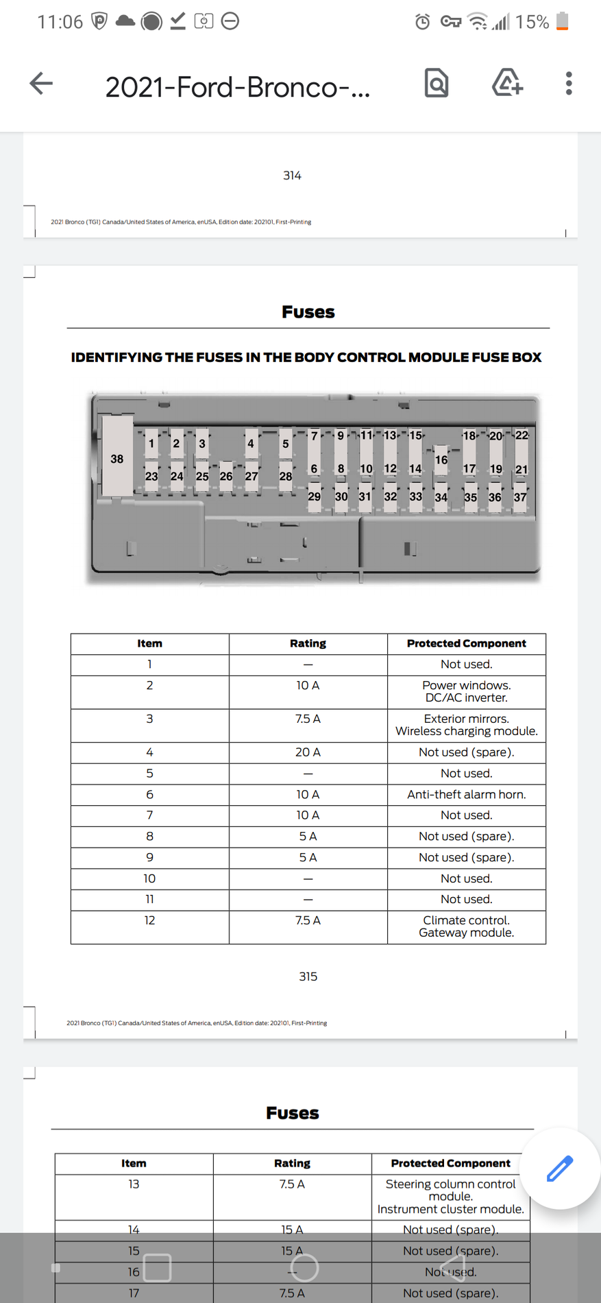 Ford Bronco Body Control Module Fuse Box Location? Screenshot_20210712-230604