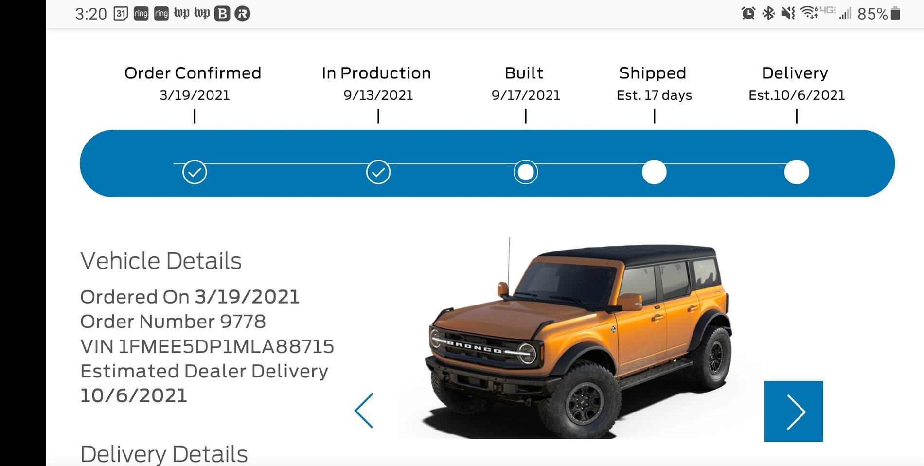 Ford Bronco 🛠 9/6/21 Build Week Group Screenshot_20210922-152109_Firefox