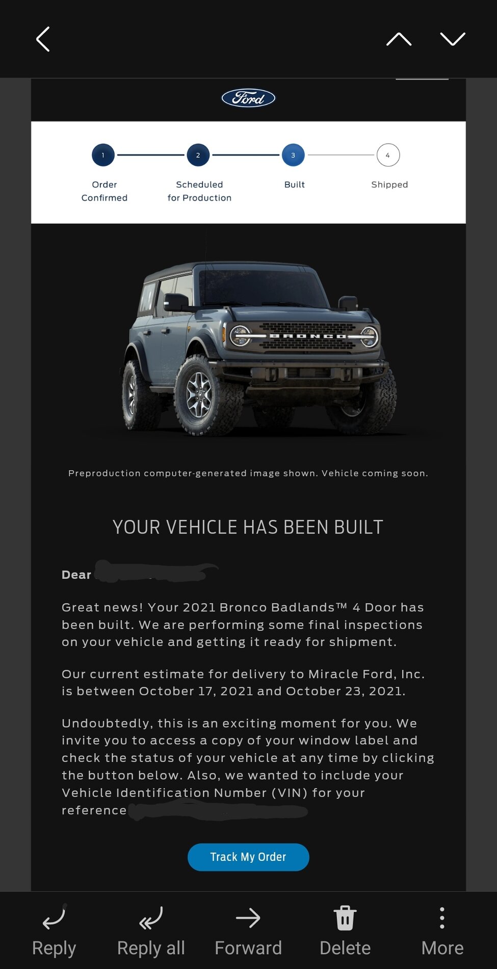 Ford Bronco 🛠 10/11/21 Build Week Group Screenshot_20211019-104833_Email