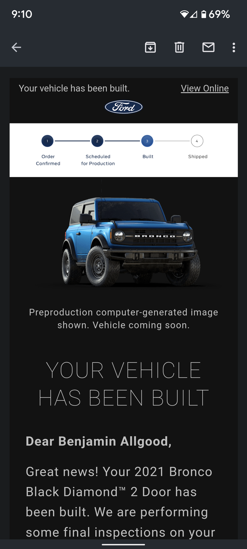 Ford Bronco 🛠 11/8/21 Build Week Group Screenshot_20211121-091016