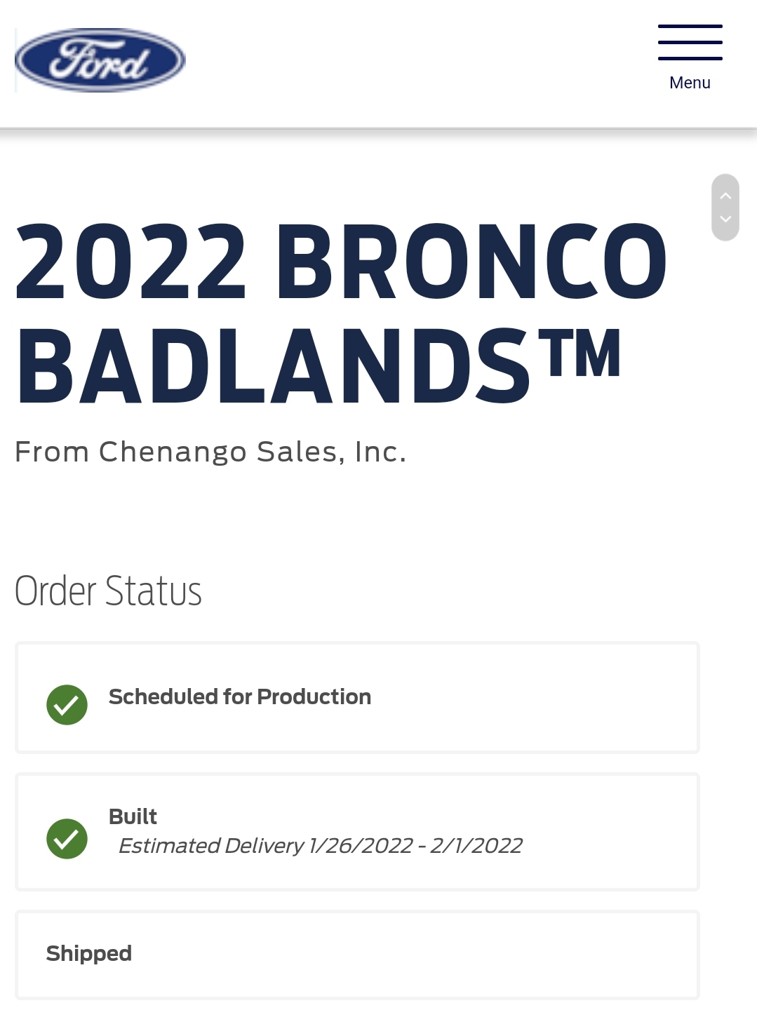 Ford Bronco 🛠 12/20/21 Build Week Group Screenshot_20220114-061445_Samsung Internet